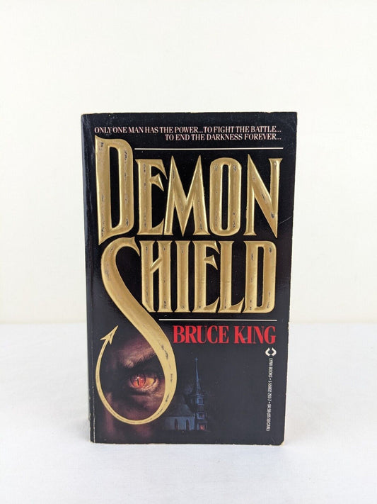 Demon Shield by Bruce King 1989 First Printing Lynx Books Horror