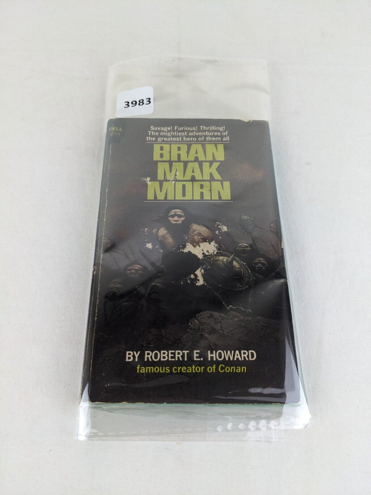 Bran Mak Morn by Robert E. Howard 1969 First Printing Dell Frazetta Art