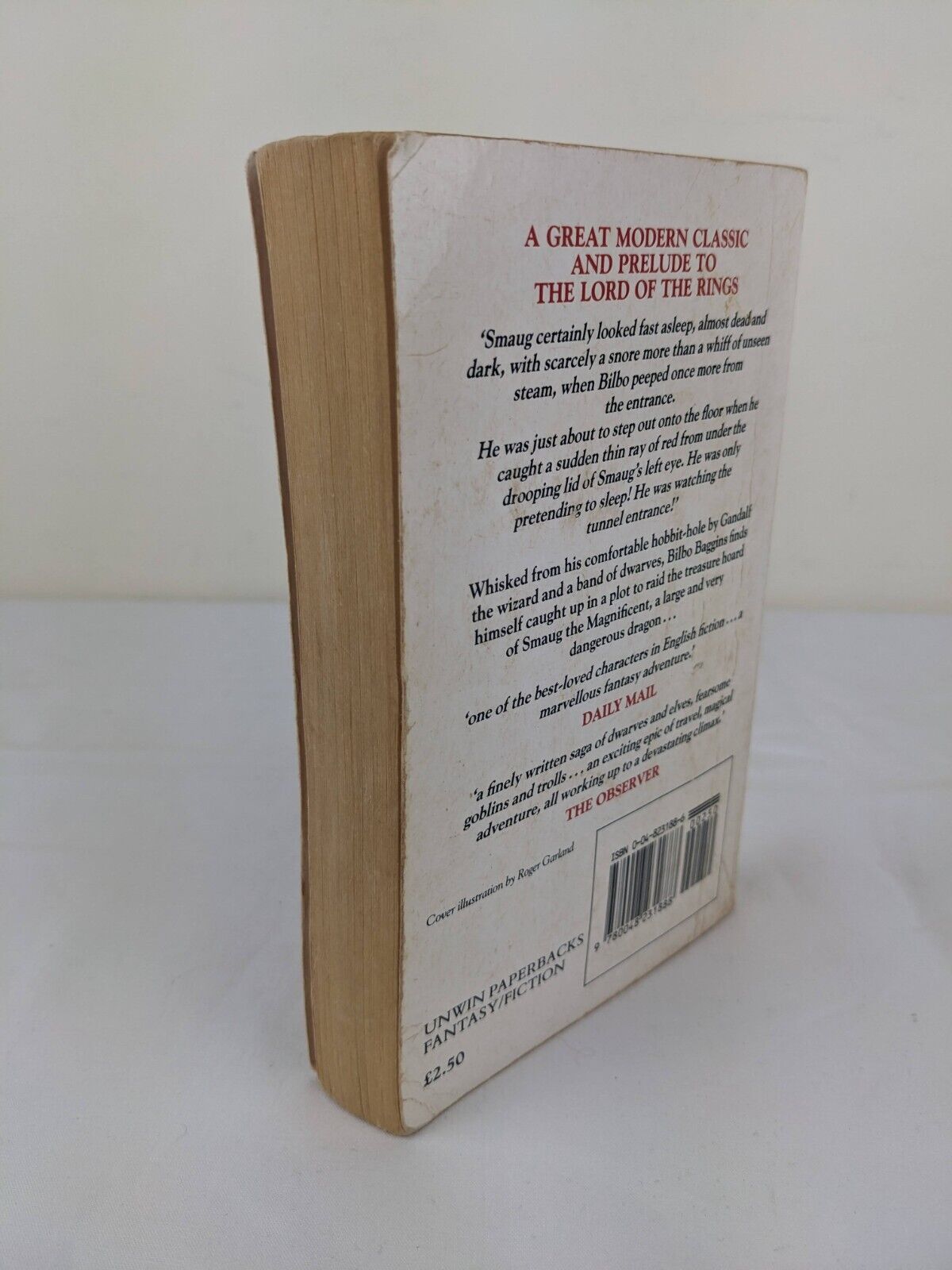 The Hobbit by Tolkien 1988 Unwin paperback