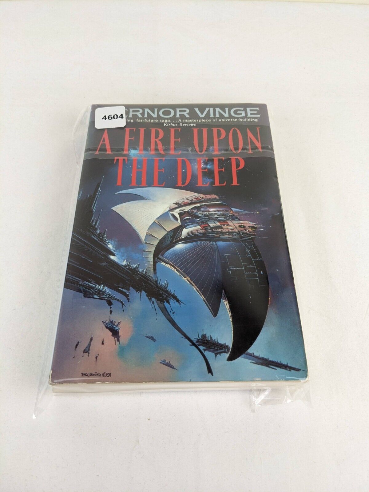 A fire upon the deep by Vernor Vinge 1992 Large Trade Paperback