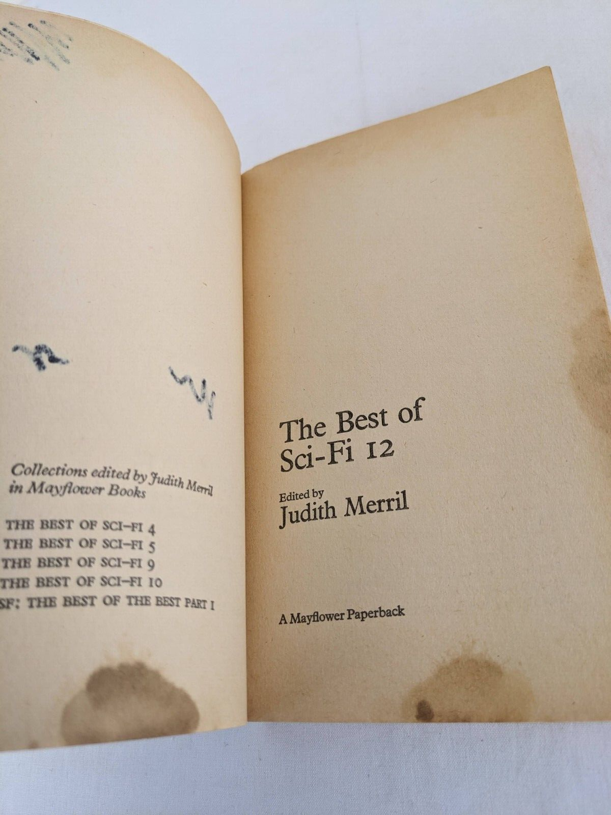 The best of sci-fi 12 edited by Judith Merril 1970 Science Fiction