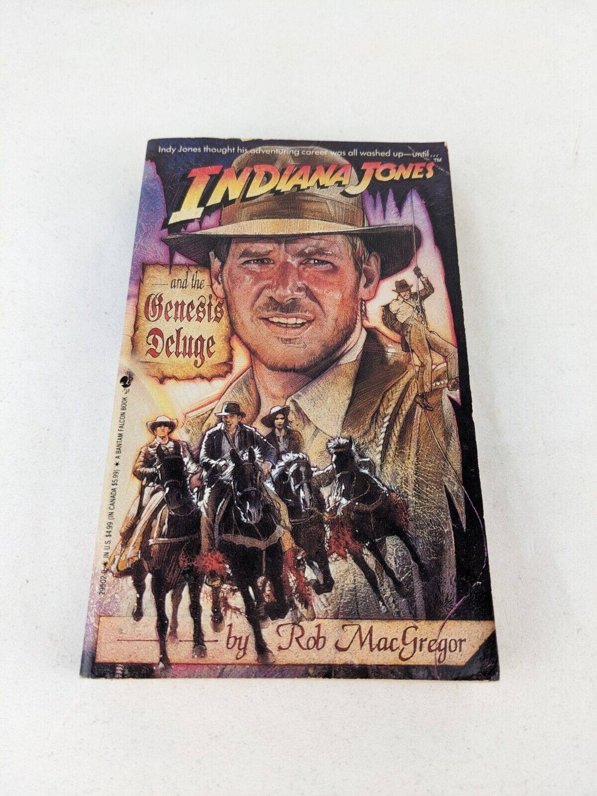 Indiana Jones and the Genesis Deluge by Rob MacGregor 1992 1st Edition/ Printing