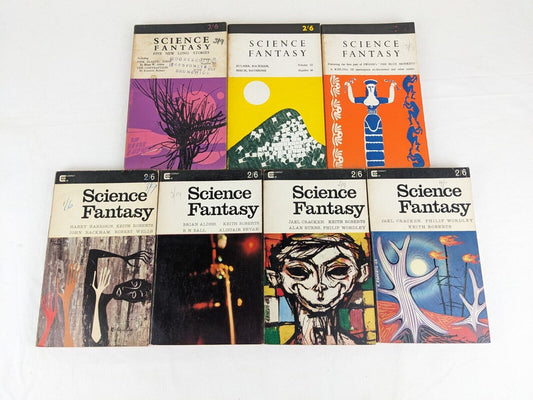 Science Fantasy lot x 6 By Kyril Bonfiglioli 1964 / 1965 - Roberts & Vinter