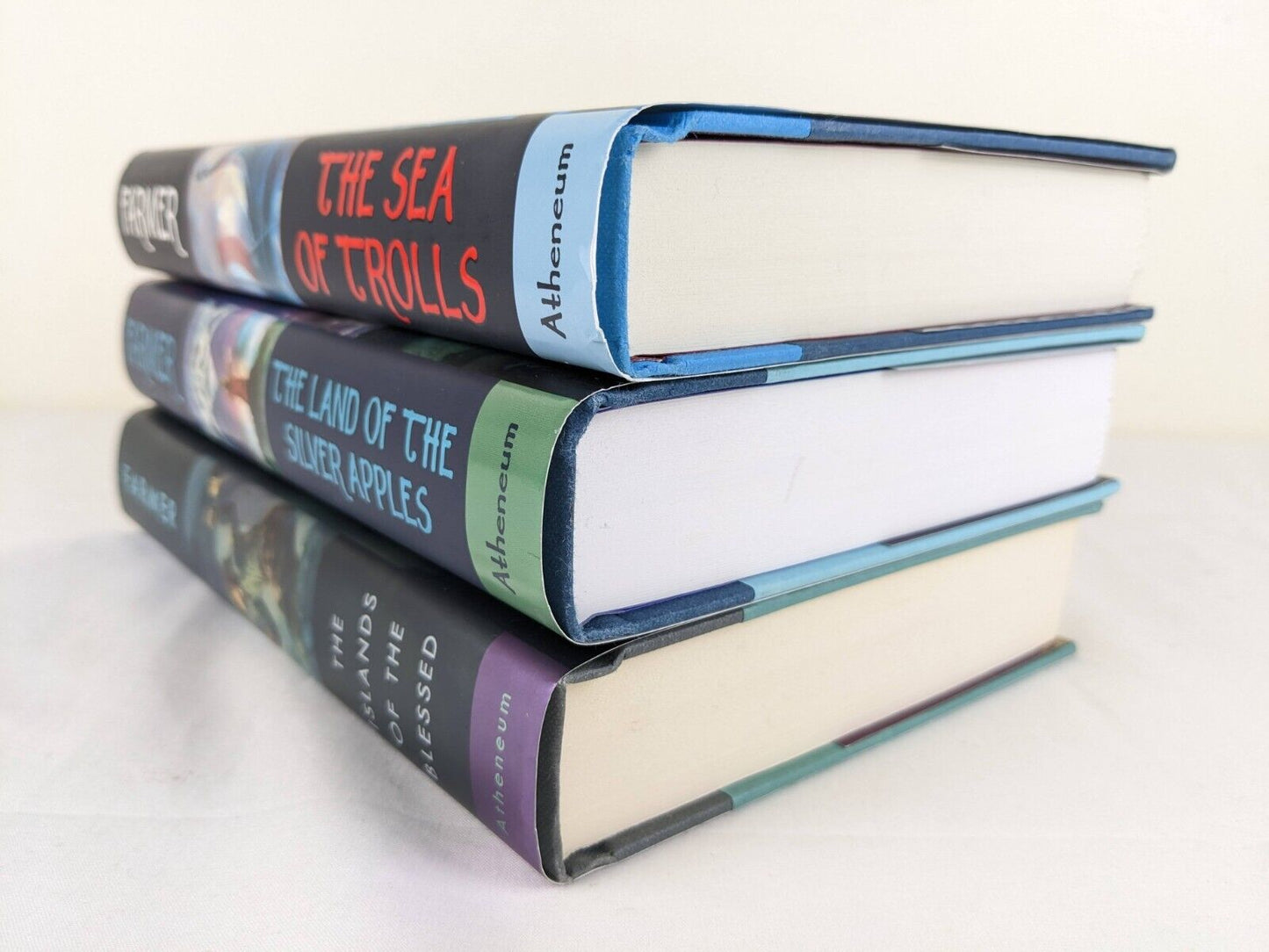 The sea of trolls trilogy by Nancy Farmer x3 - Hardcover first edition 2004