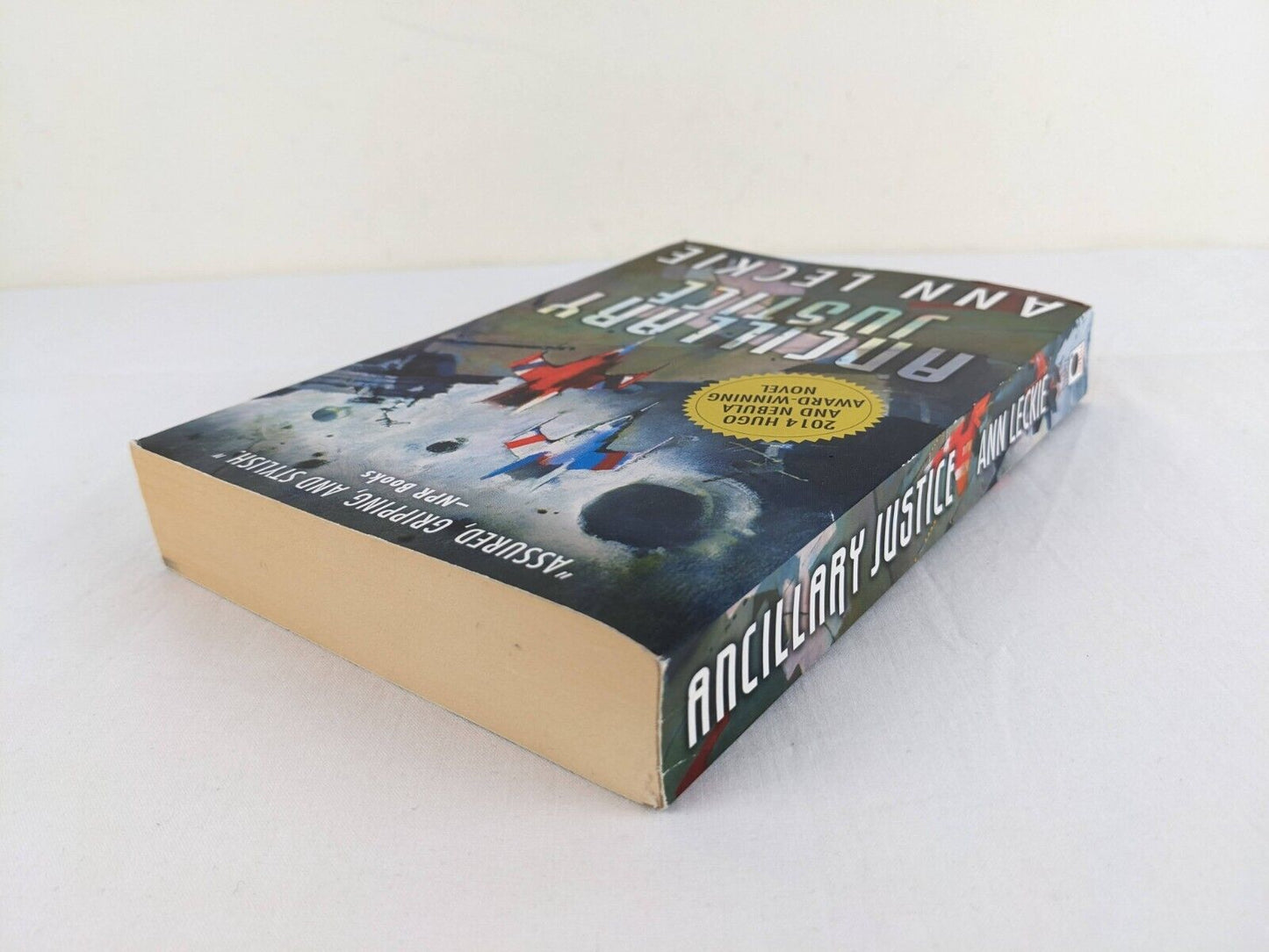 Ancillary justice by Ann Leckie First Edition 2013 paperback