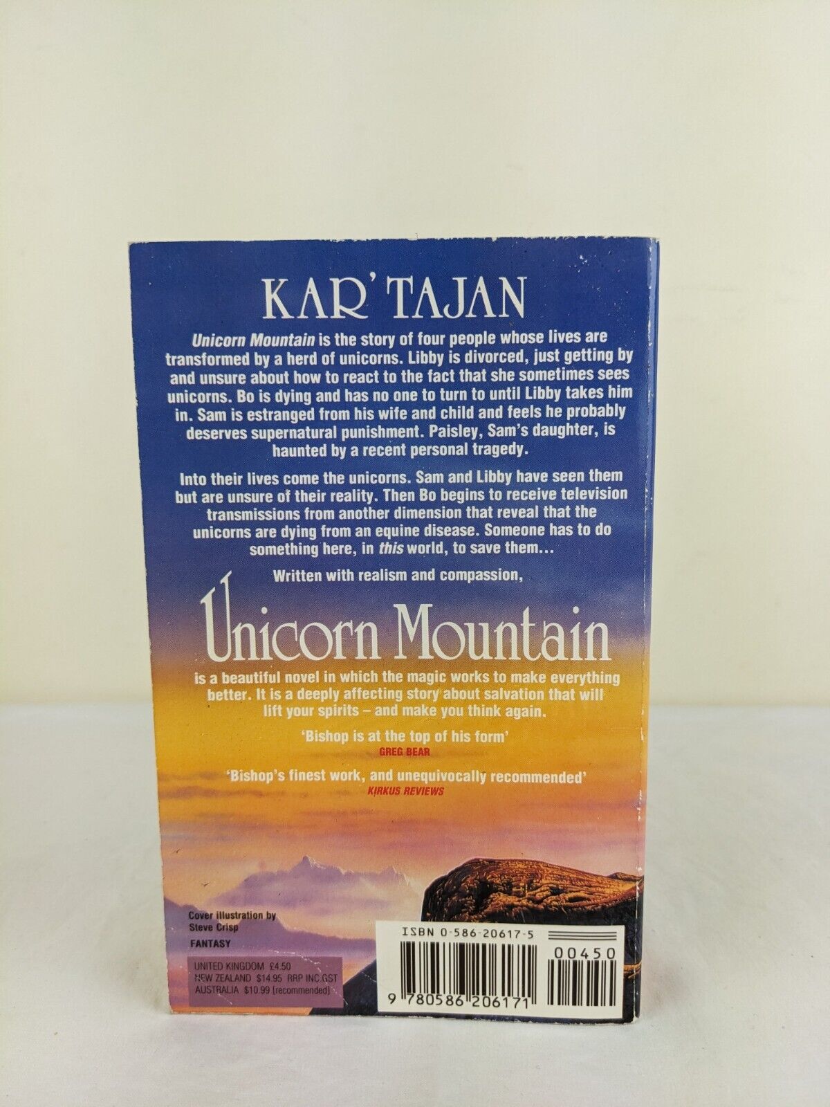 Unicorn mountain by Michael Bishop 1990