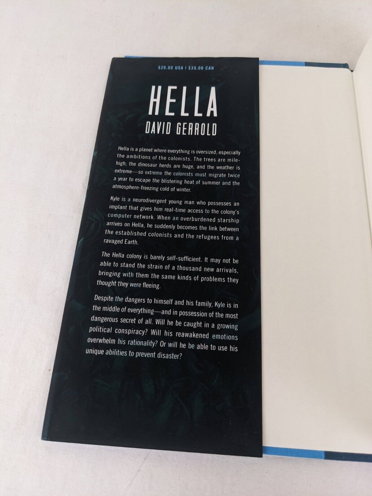 Hella by David Gerrold 2020 Hardcover US First Edition