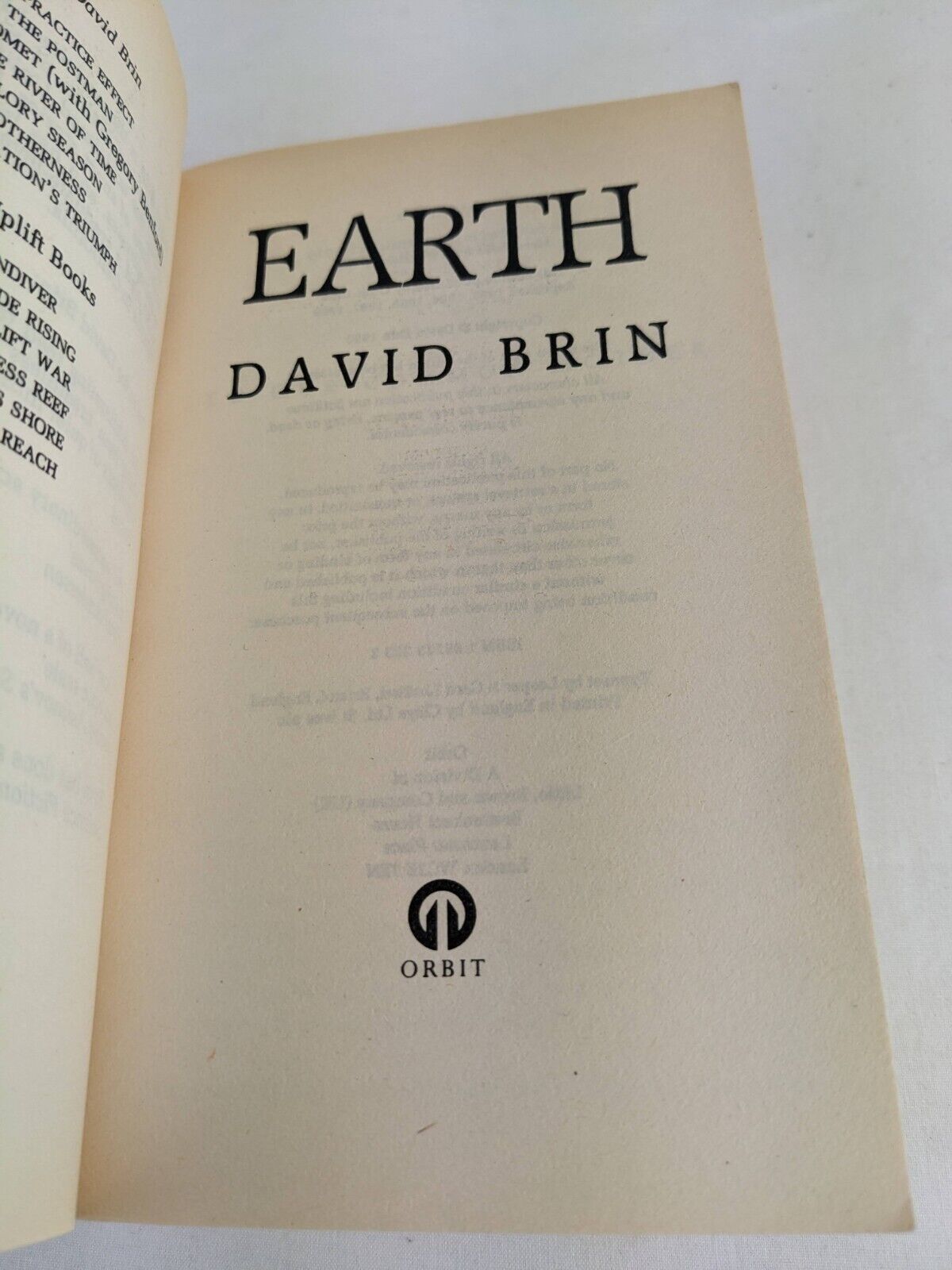 Earth by David Brin 1999
