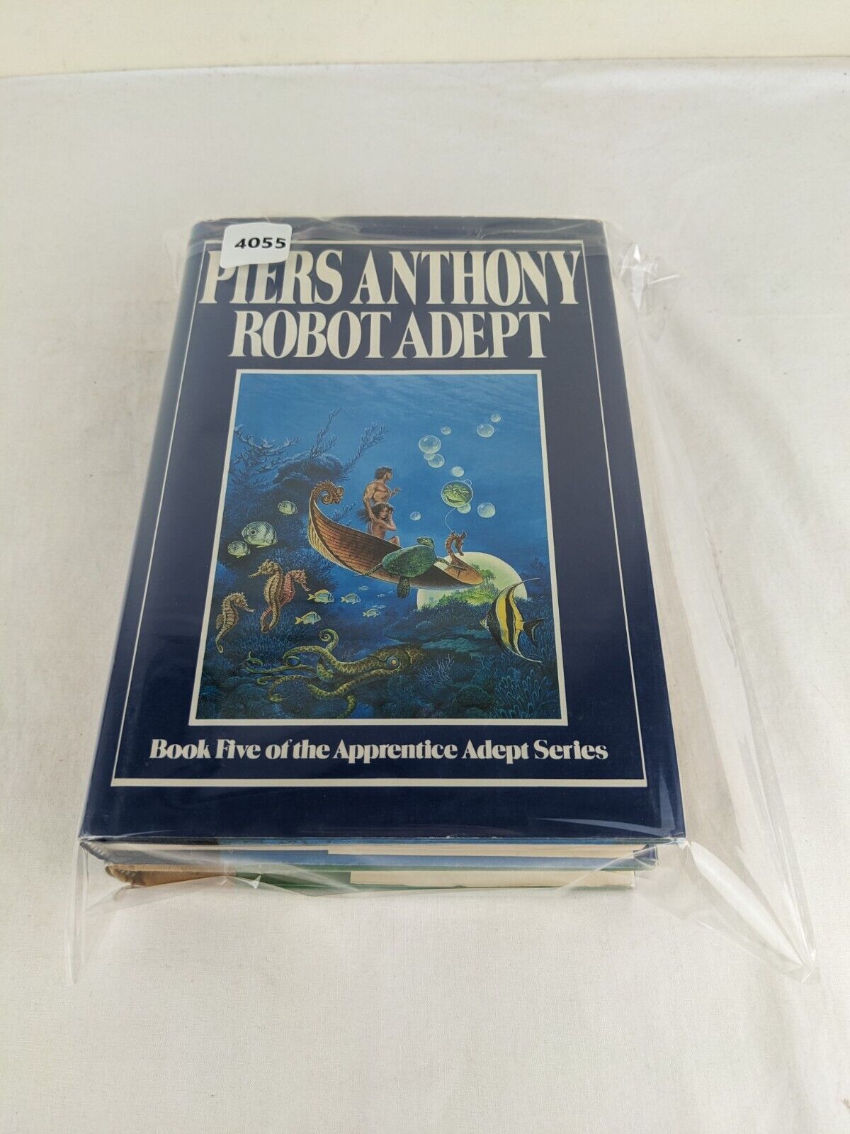 Out of Phaze & Robot Adept by Piers Anthony 1987 Hardcover Apprentice Adept