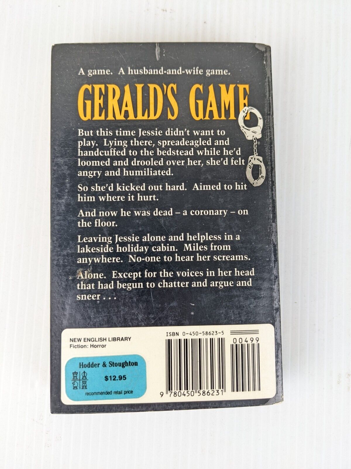 Gerald's Game by Stephen King (Paperback, 1993)