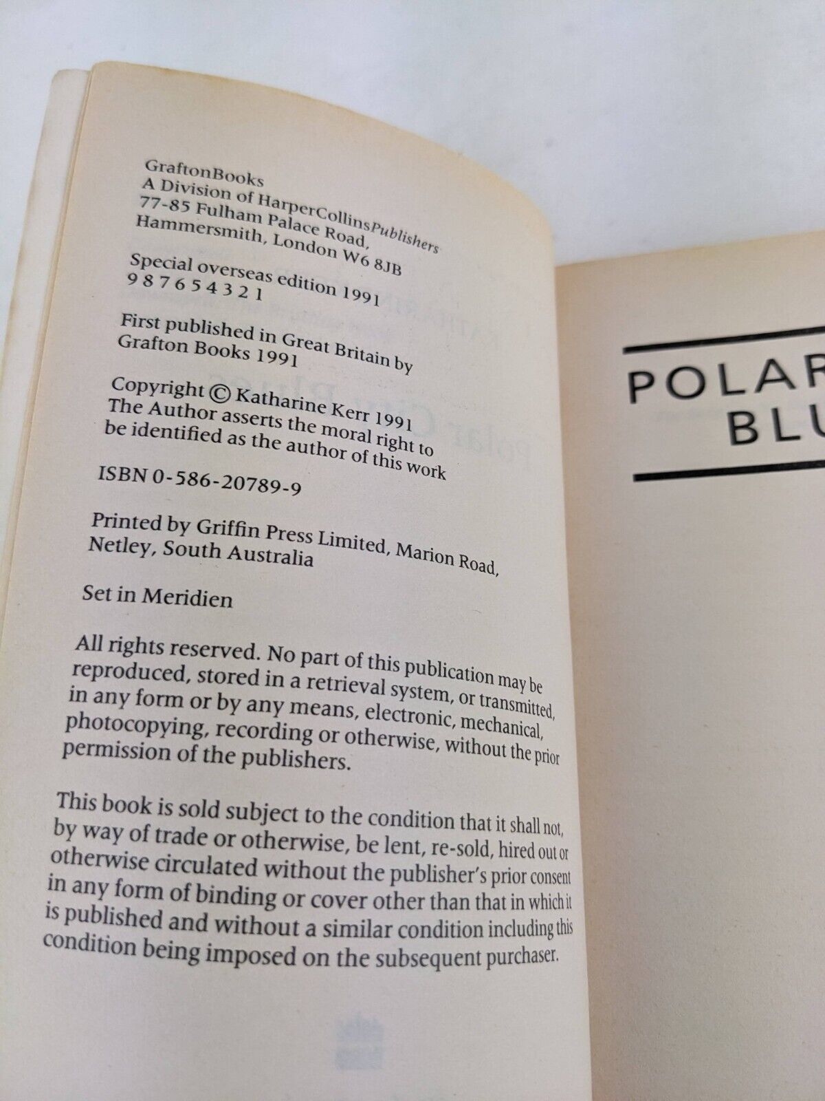 Polar city blues by Katharine Kerr 1991