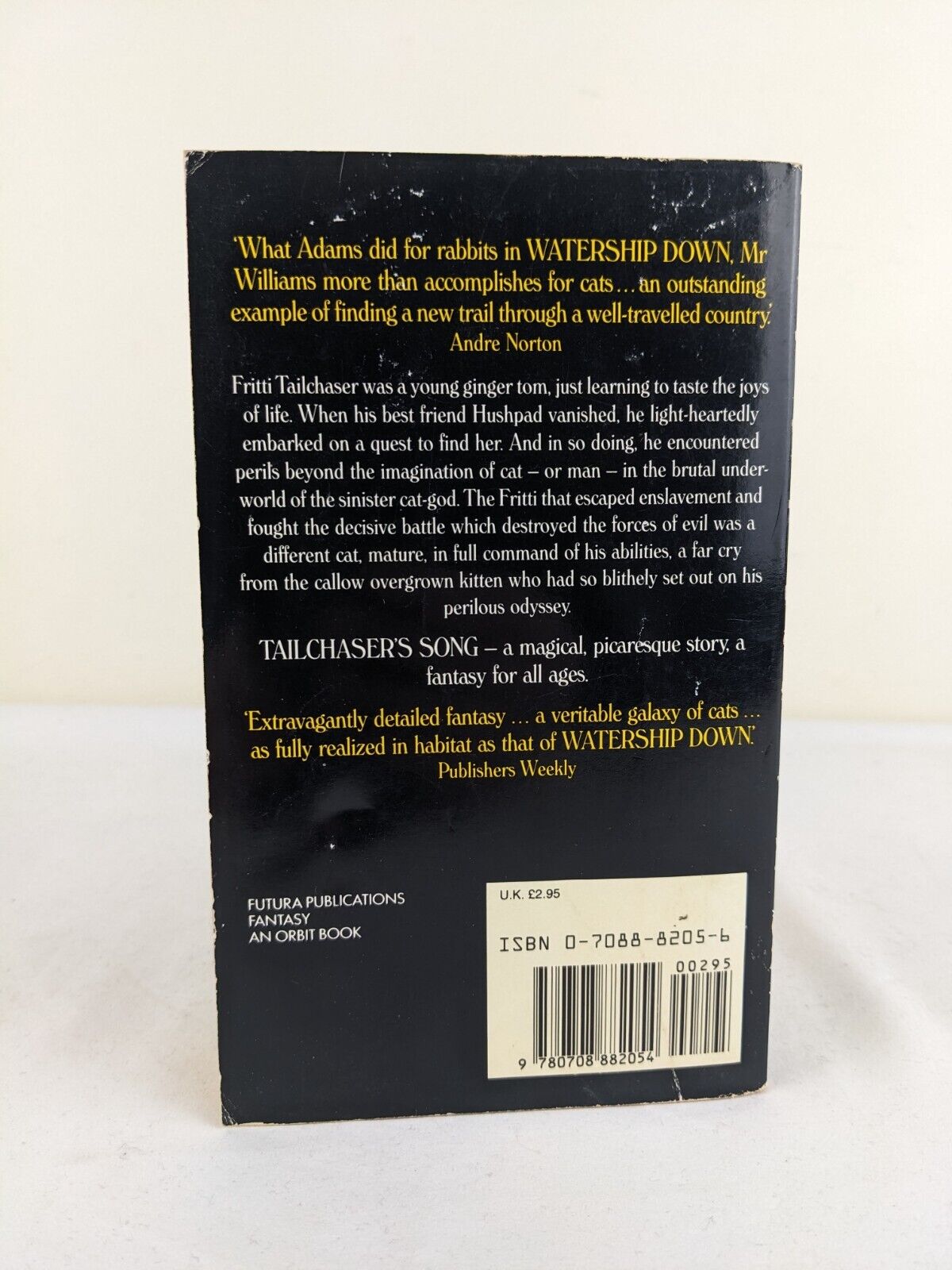 Tailchaser's song by Tad Williams 1986 Signed by Author