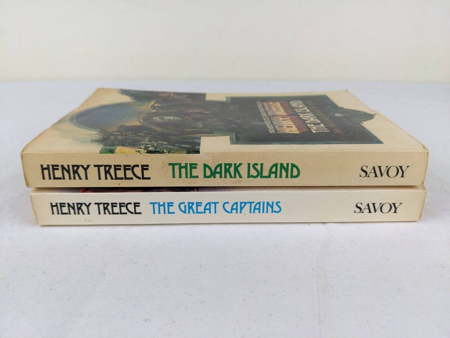 Henry Treece: The dark island & The great captains 1980  - Celtic Tetralogy