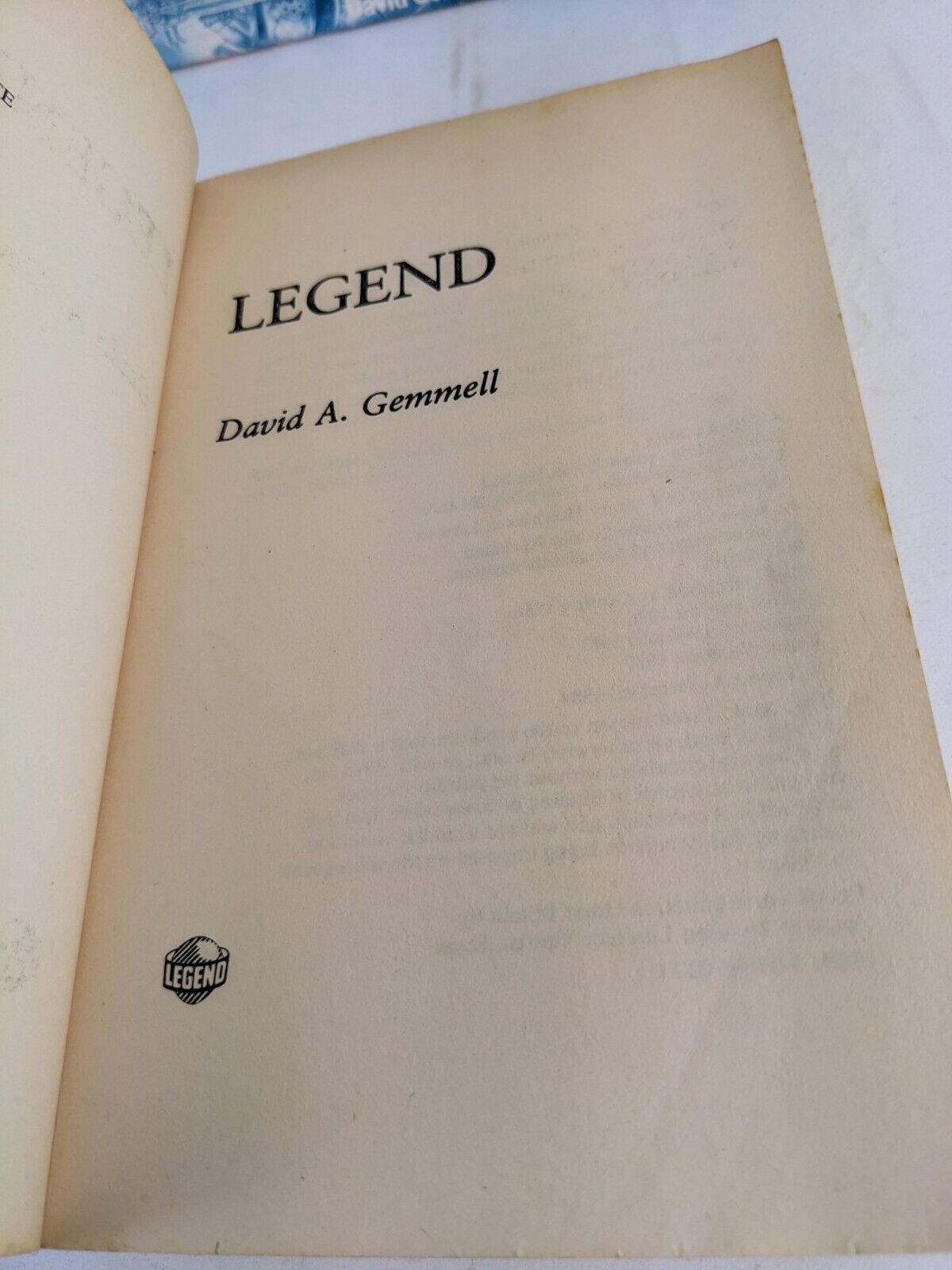Legend, The King & Waylander by David Gemmell 1987