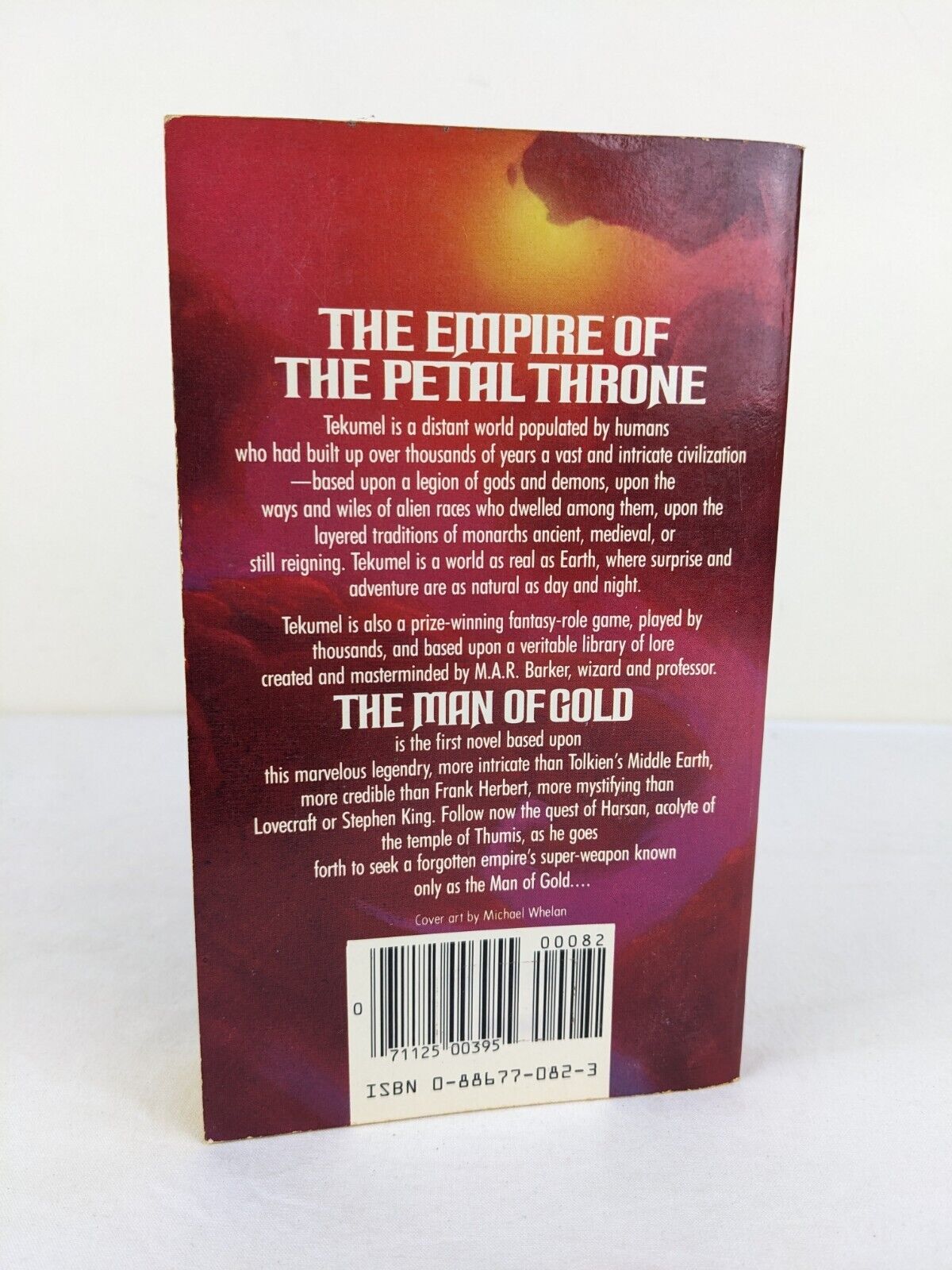 The man of gold by M. A. R. Barker 1984 - Tekumel empire of the petal throne d&d