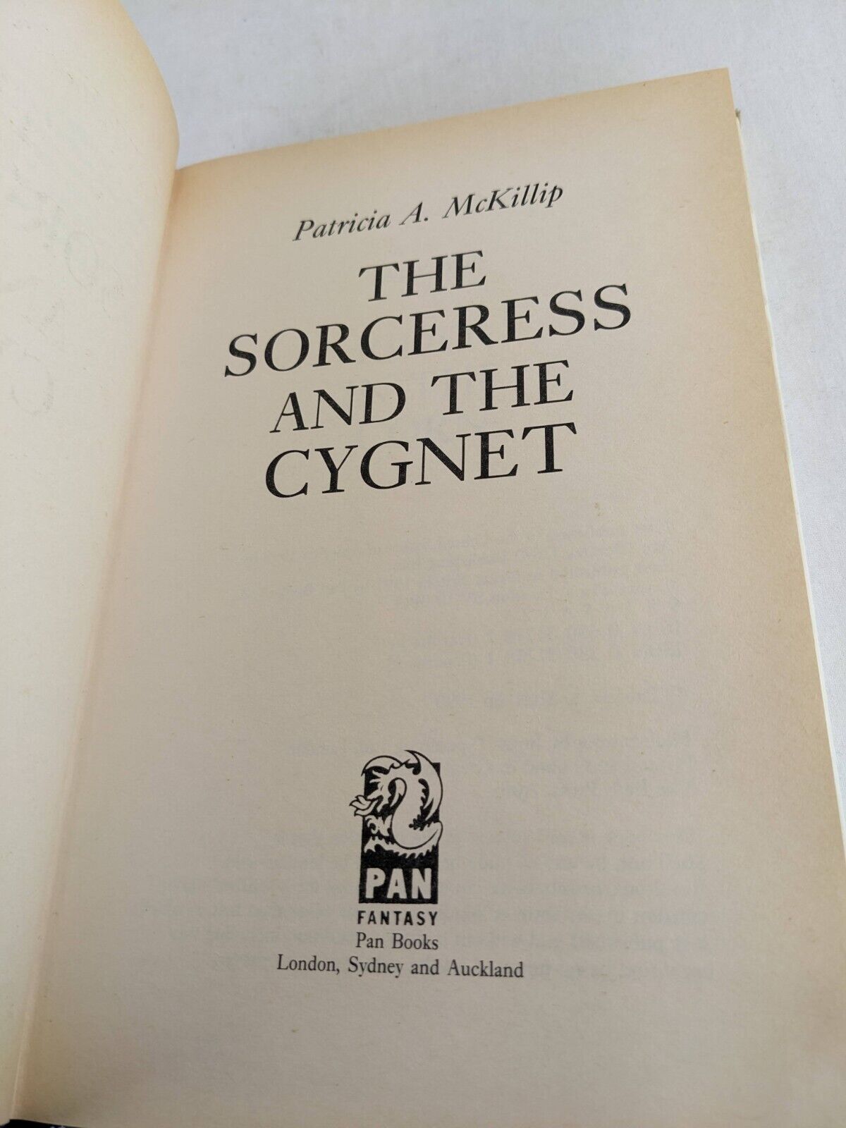 The sorceress and the Cygnet by Patricia A. McKillip 1990 Hardcover