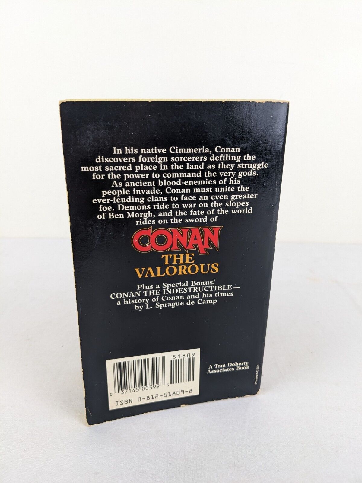 Conan the Valorous by John Maddox Roberts 1986 TOR