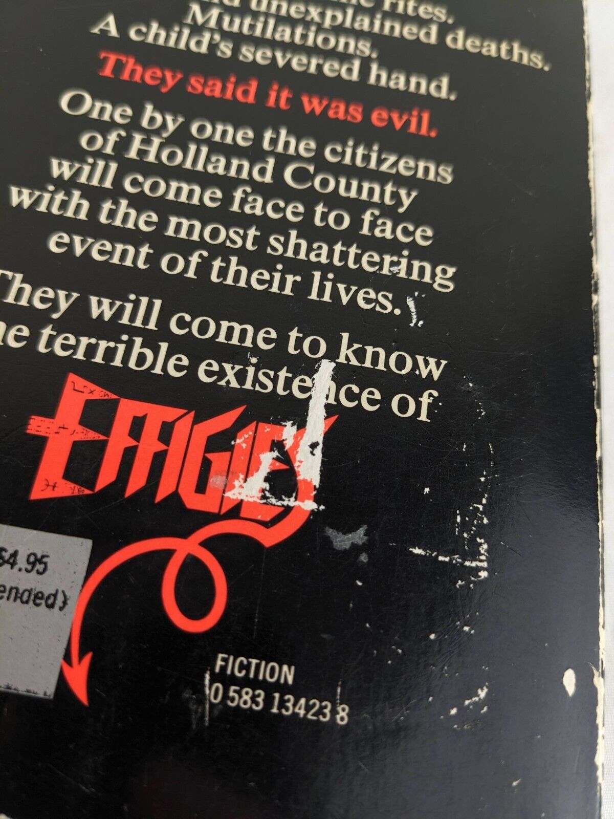 Effigies by William K Wells 1980 Horror