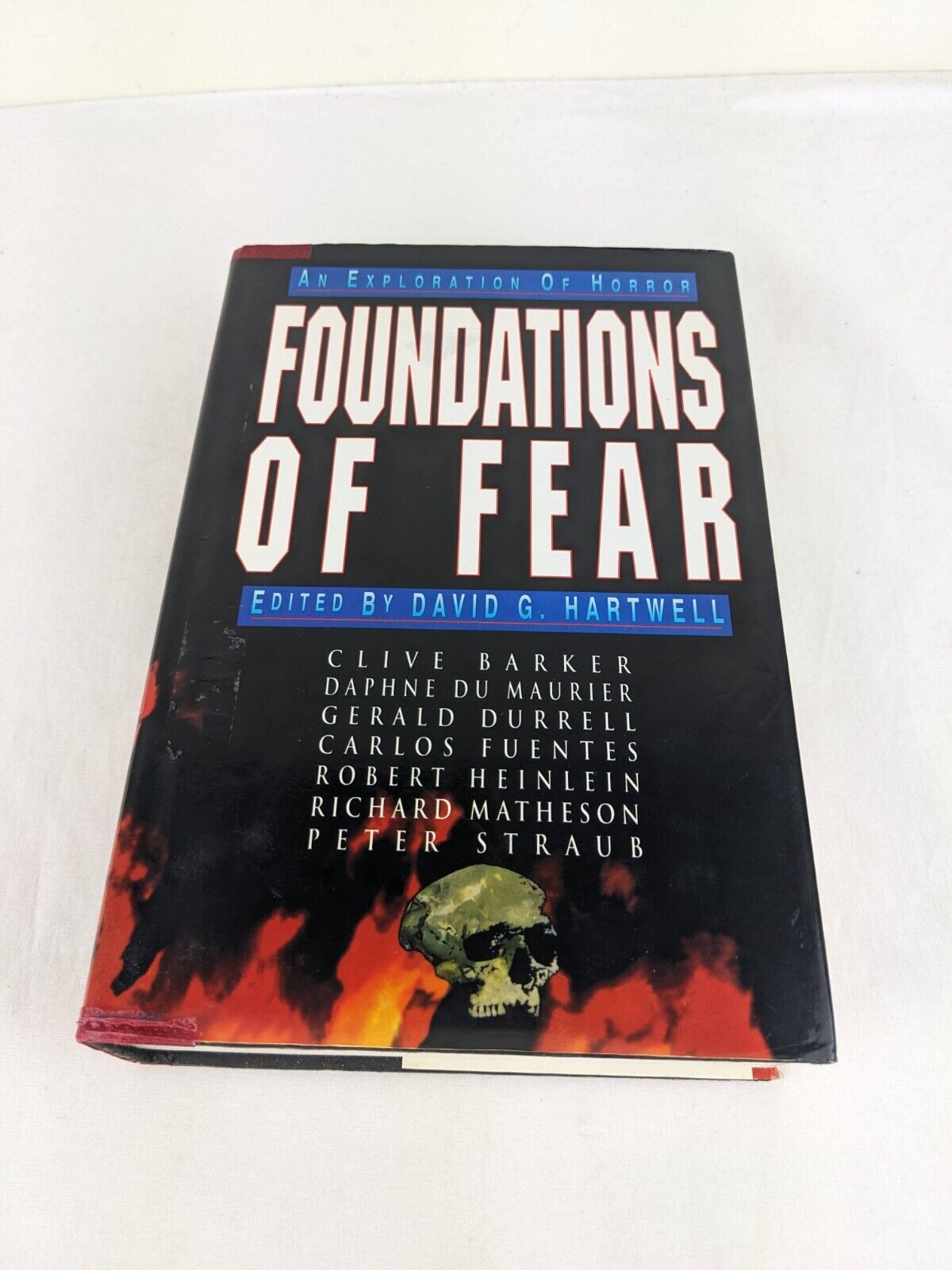 Foundations of Fear - David Hartwell 1992 Hardcover Horror - Barker Matheson etc