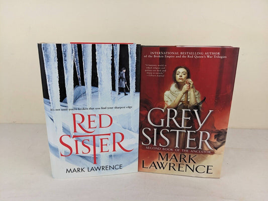 Red Sister and Grey Sister by Mark Lawrence 2017 Hardcover Book of Ancestor