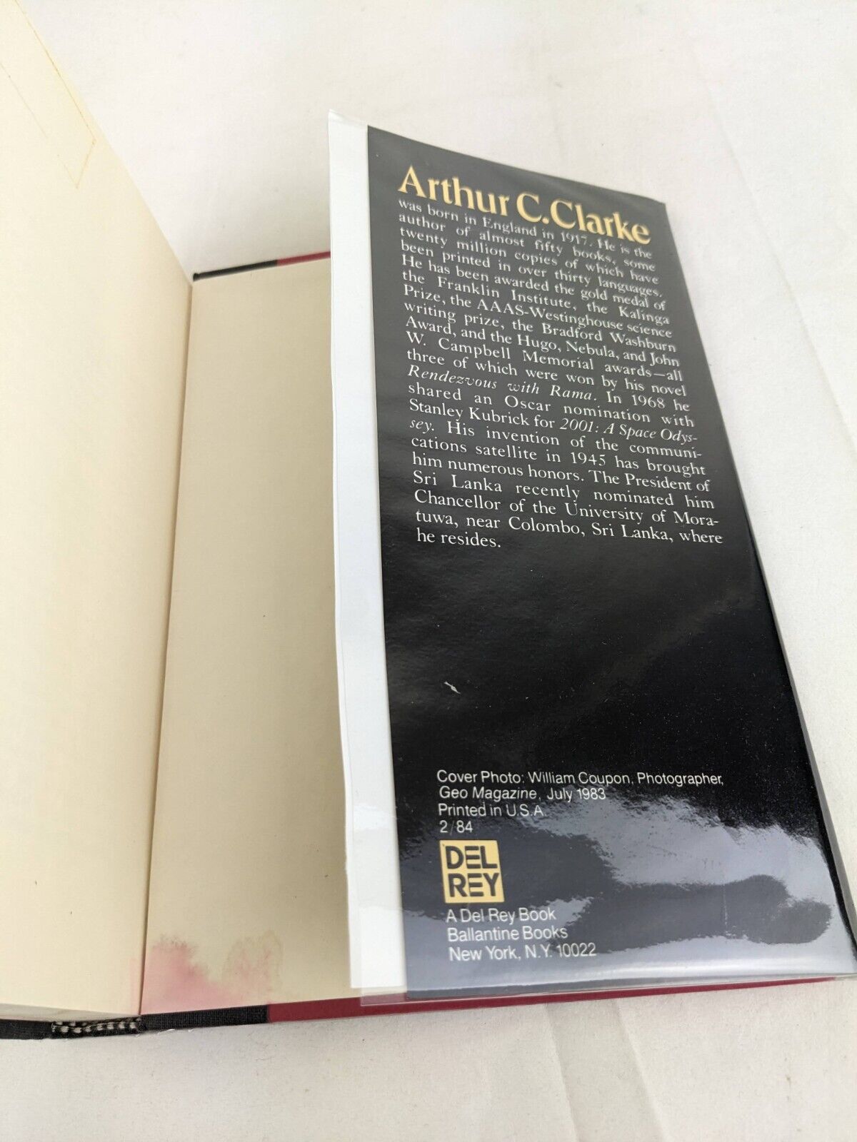 Spring - A choice of Futures by Arthur C. Clarke 1984 First Edition Hardcover