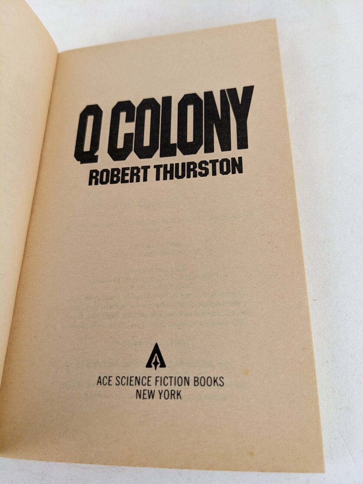 Q colony by Robert Thurston 1985
