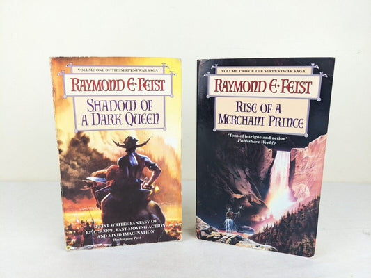 The serpentwar saga by Raymond E. Feist 1996 Dark queen & Merchant prince