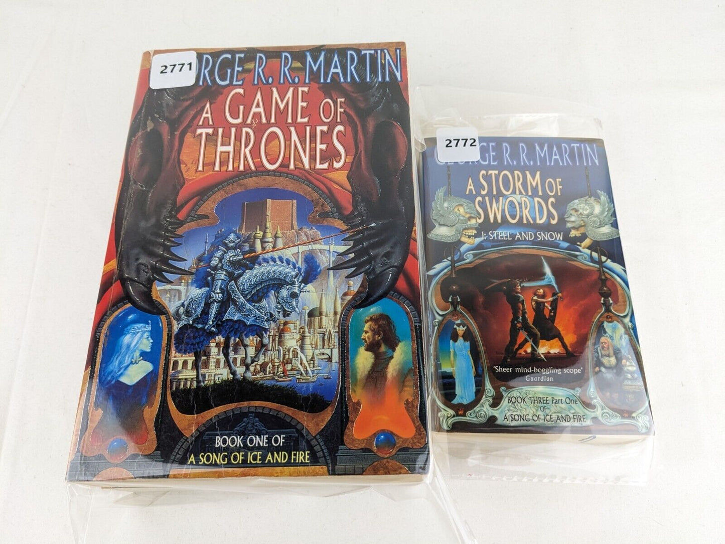 Song of ice and fire x3 George R.R. Smith 1996 Thrones, Kings & Swords