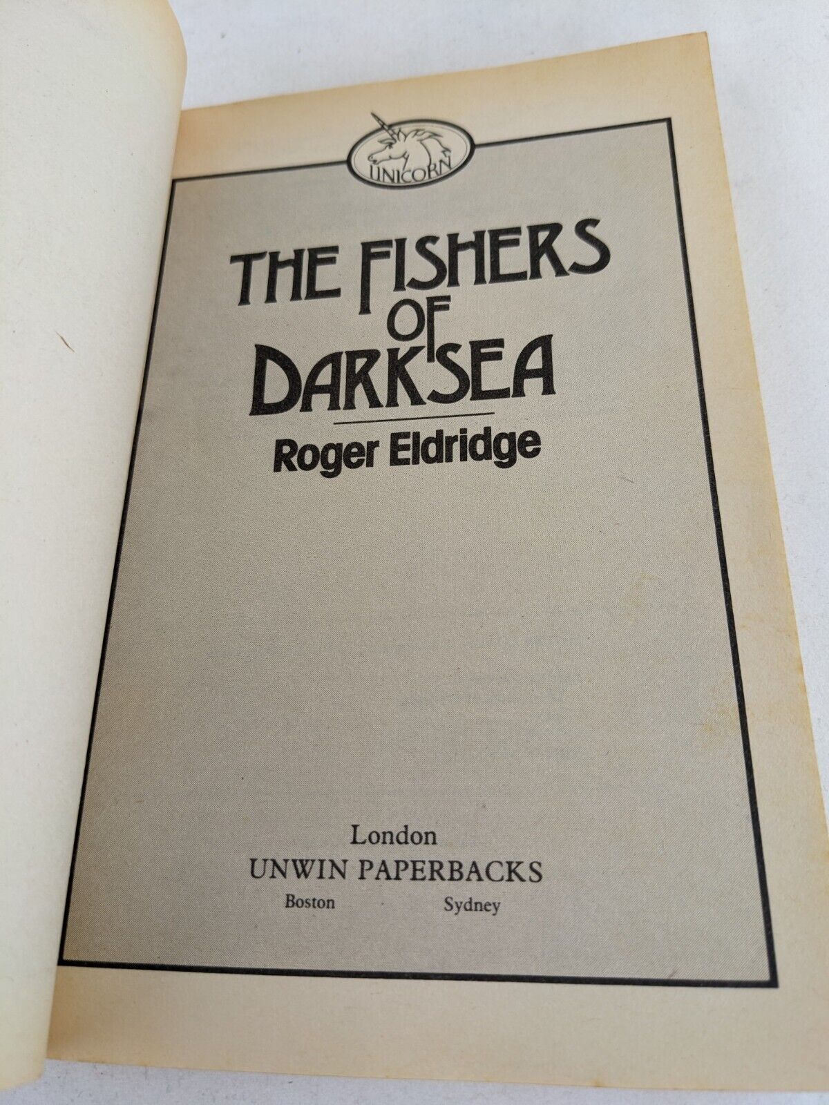 the fishers of darksea by roger eldridge 1984