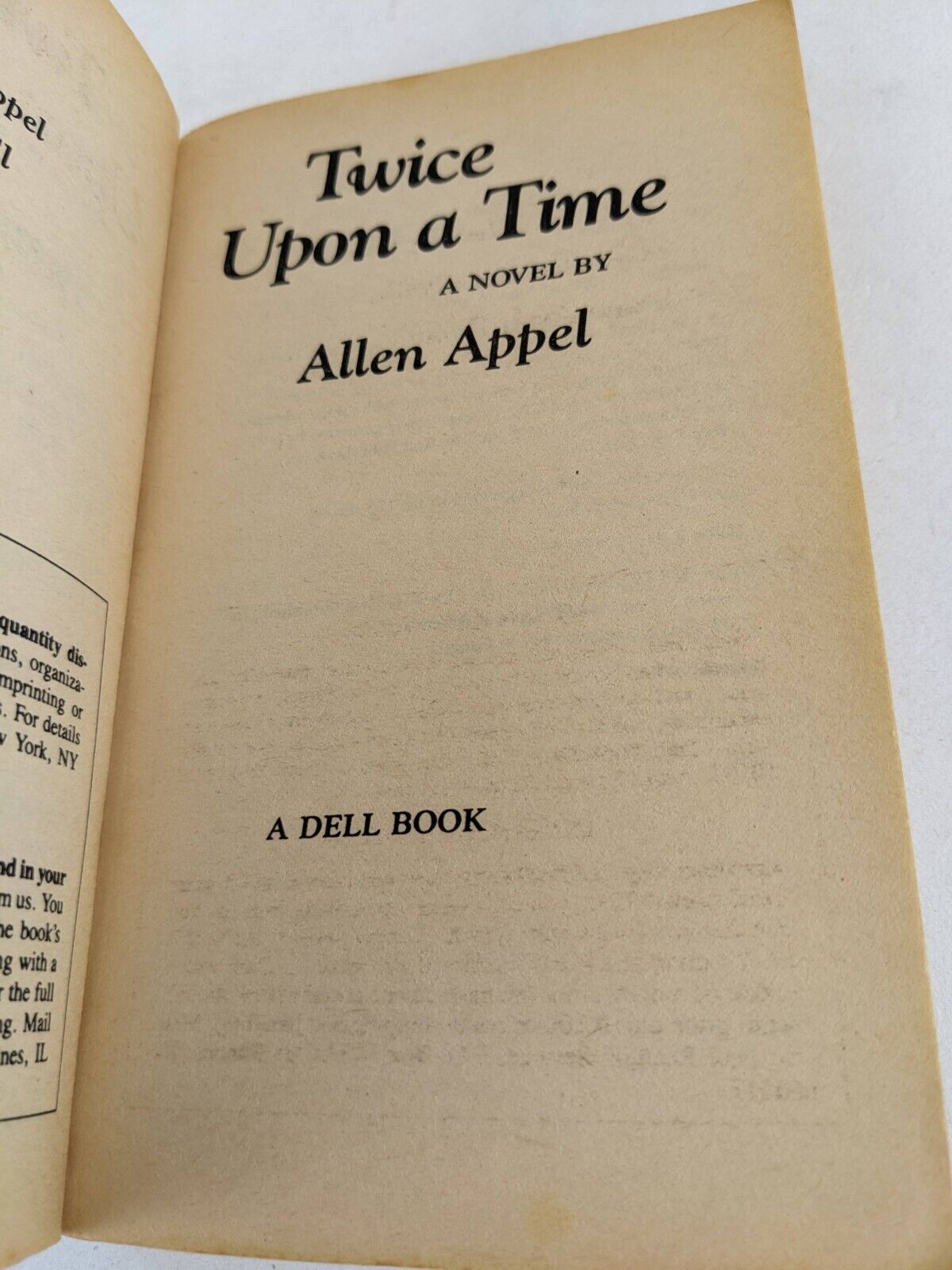 Twice upon a time by Allen Appel 1990 Alex Balfour