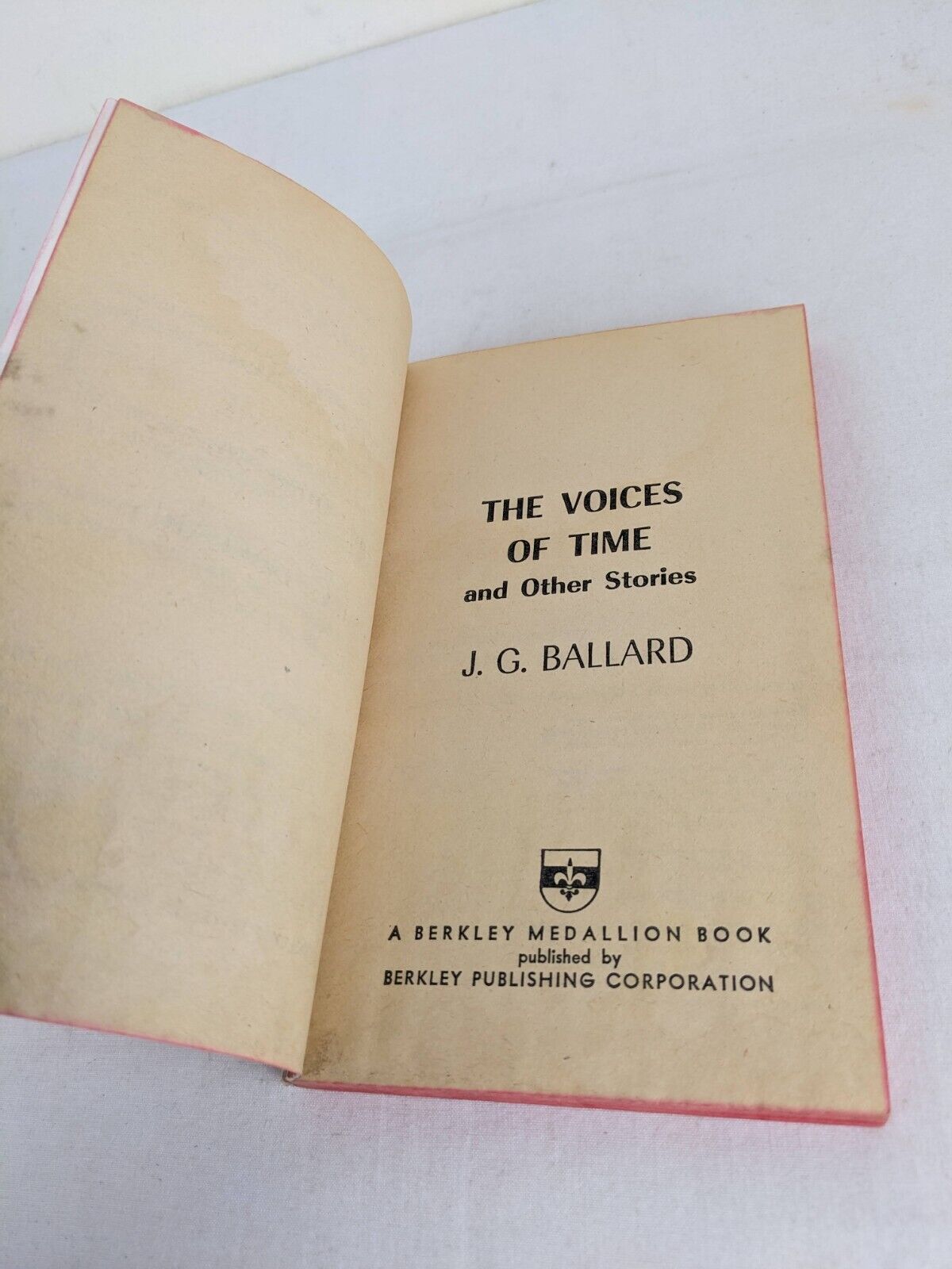 The voices of time and other stories by J.G. Ballard 1962