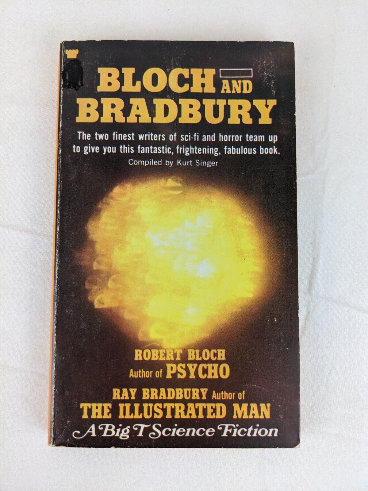 BLOCH AND BRADBURY: Ten Masterpieces of Science Fiction tower book 1969