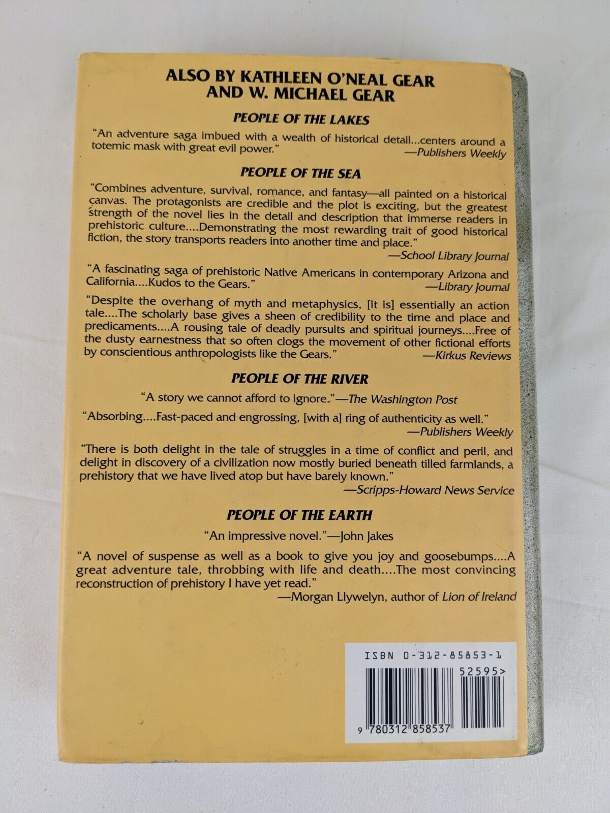 People of the silence by Kathleen O'Neal Gear 1996 hardcover First Edition