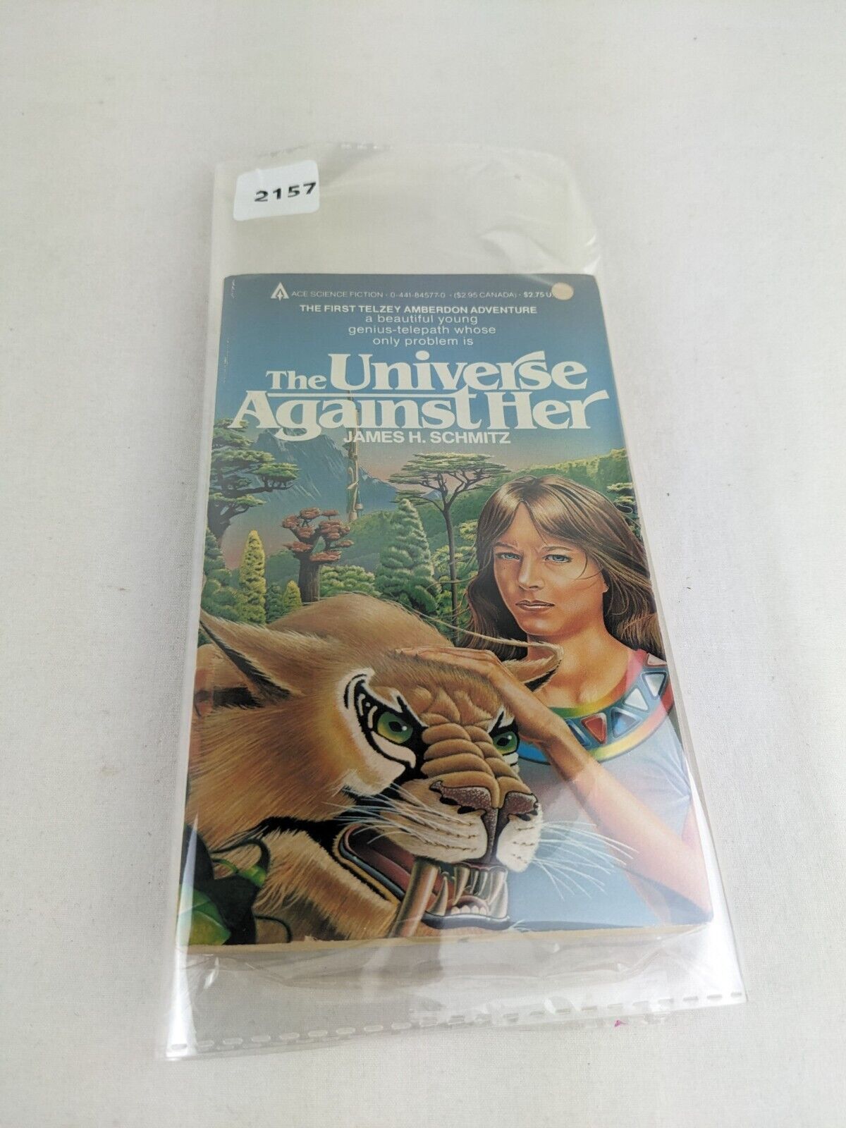 The universe against her by James H. Schmitz 1984 Telzey and Trigger