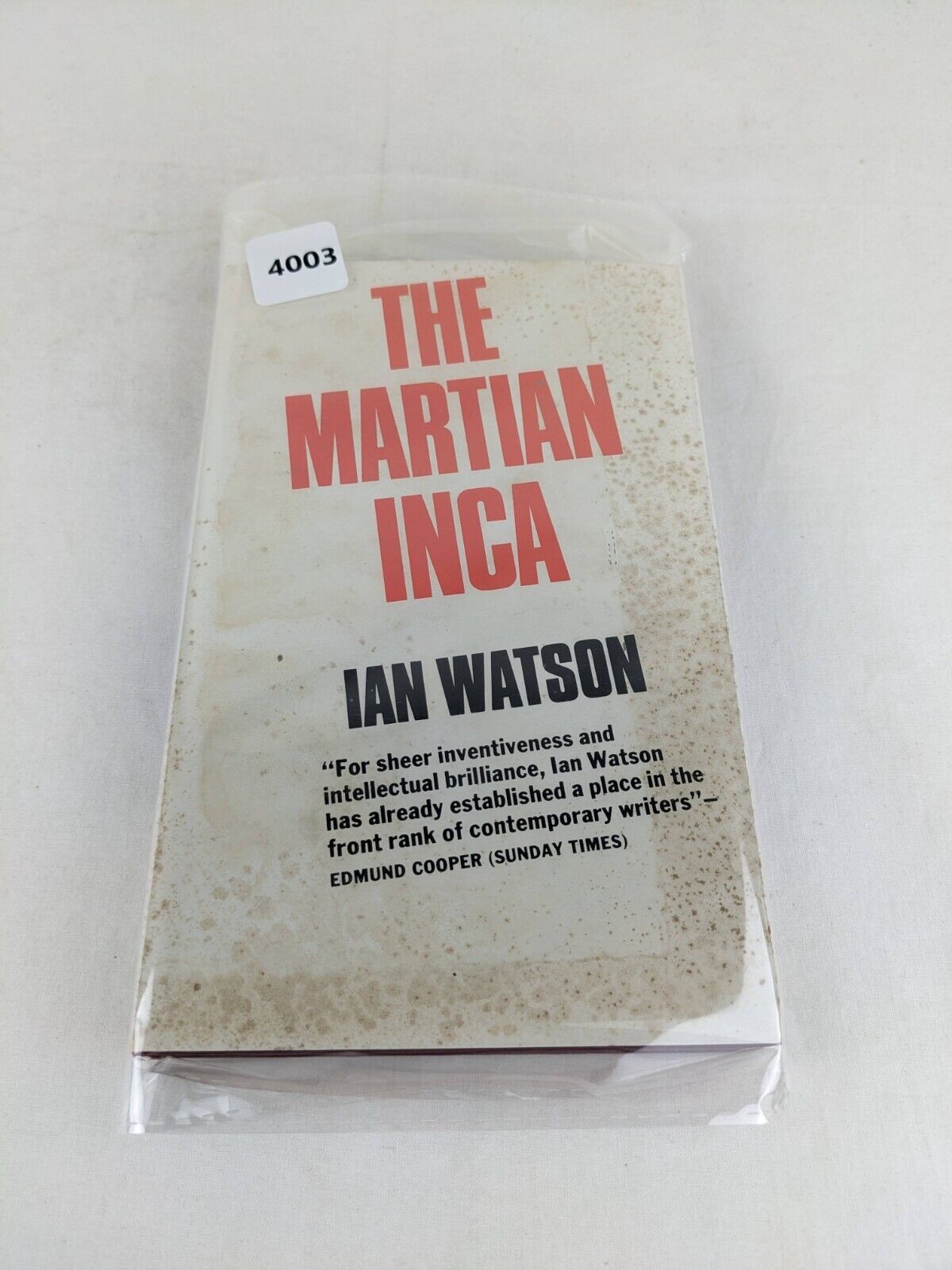 The martian inca by Ian Watson 1977 Hardcover