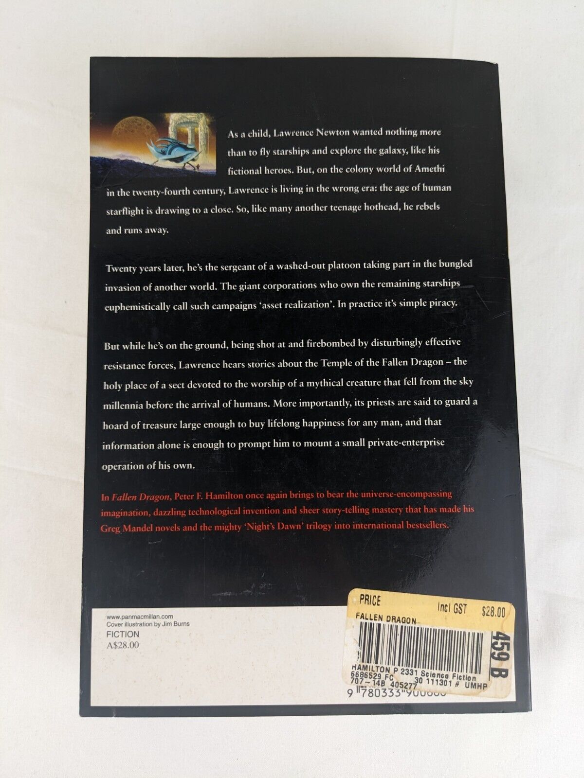 Fallen Dragon by Peter F. Hamilton 2001