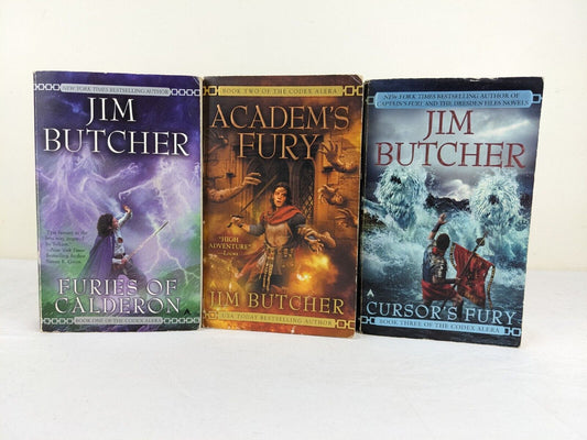 Codex Alera 1-3 by Jim Butcher 2005 Furies of Calderon, Academ's fury & Cursor