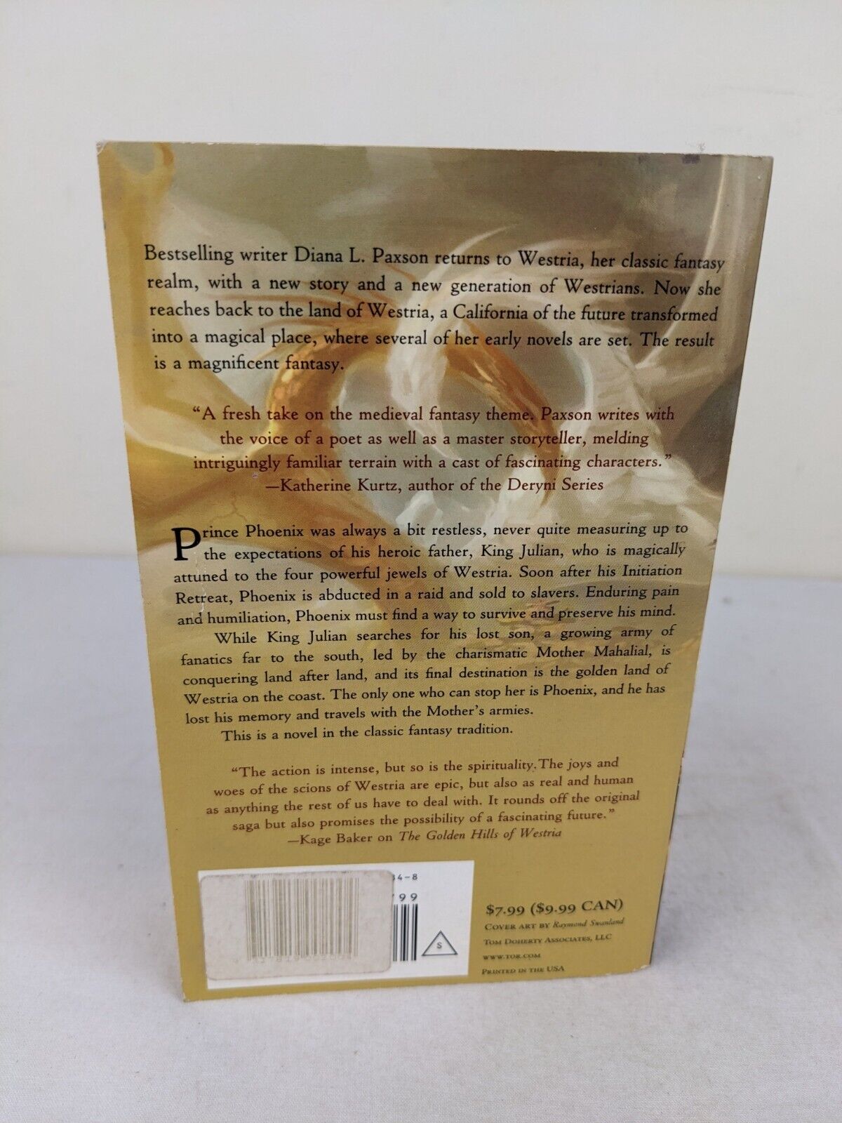 The golden hills of westria by Diana L. Paxson 2007 Westria