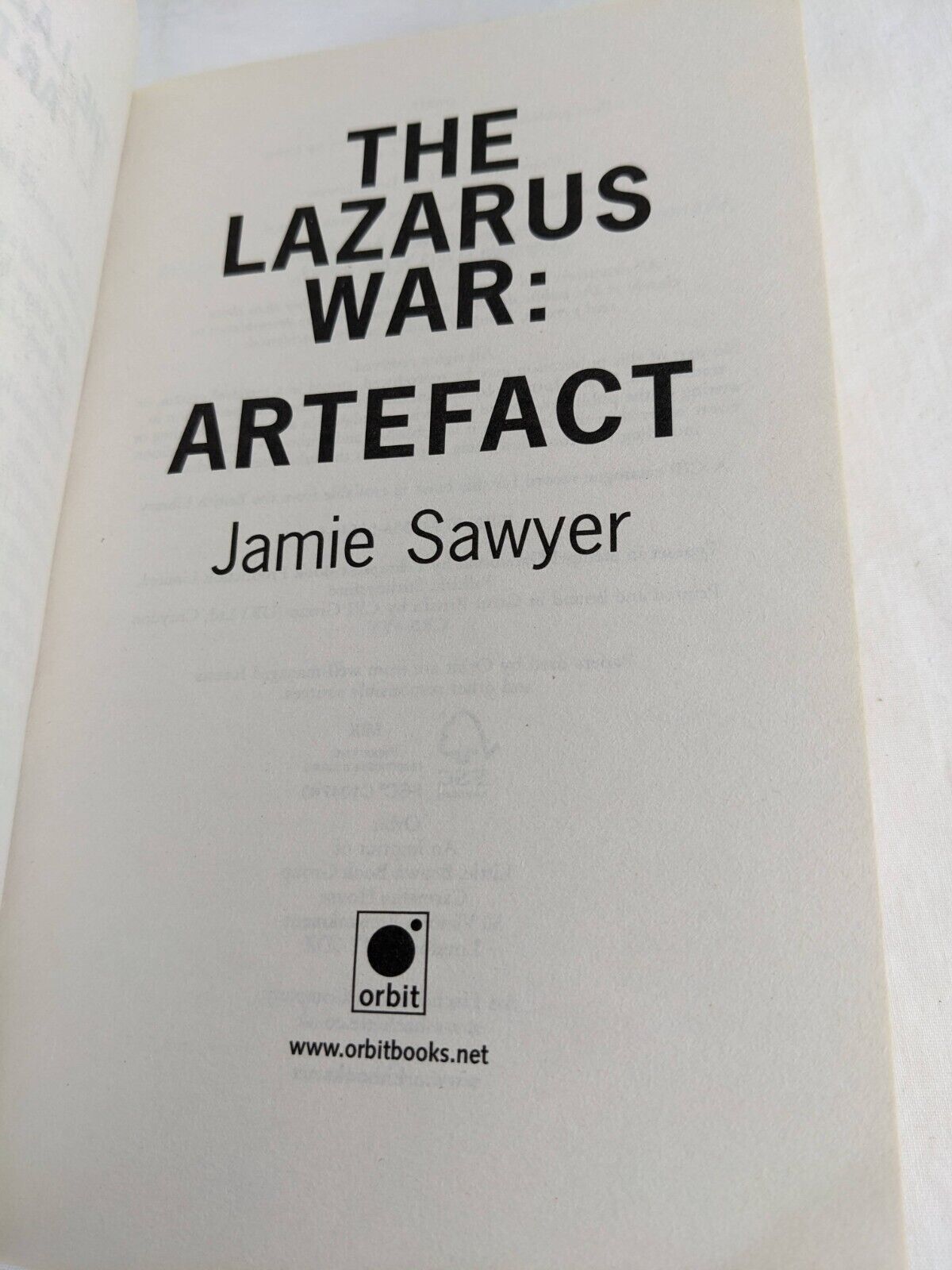 The Lazarus war by Jamie Sawyer 2015 Artefact, Legion, Origins