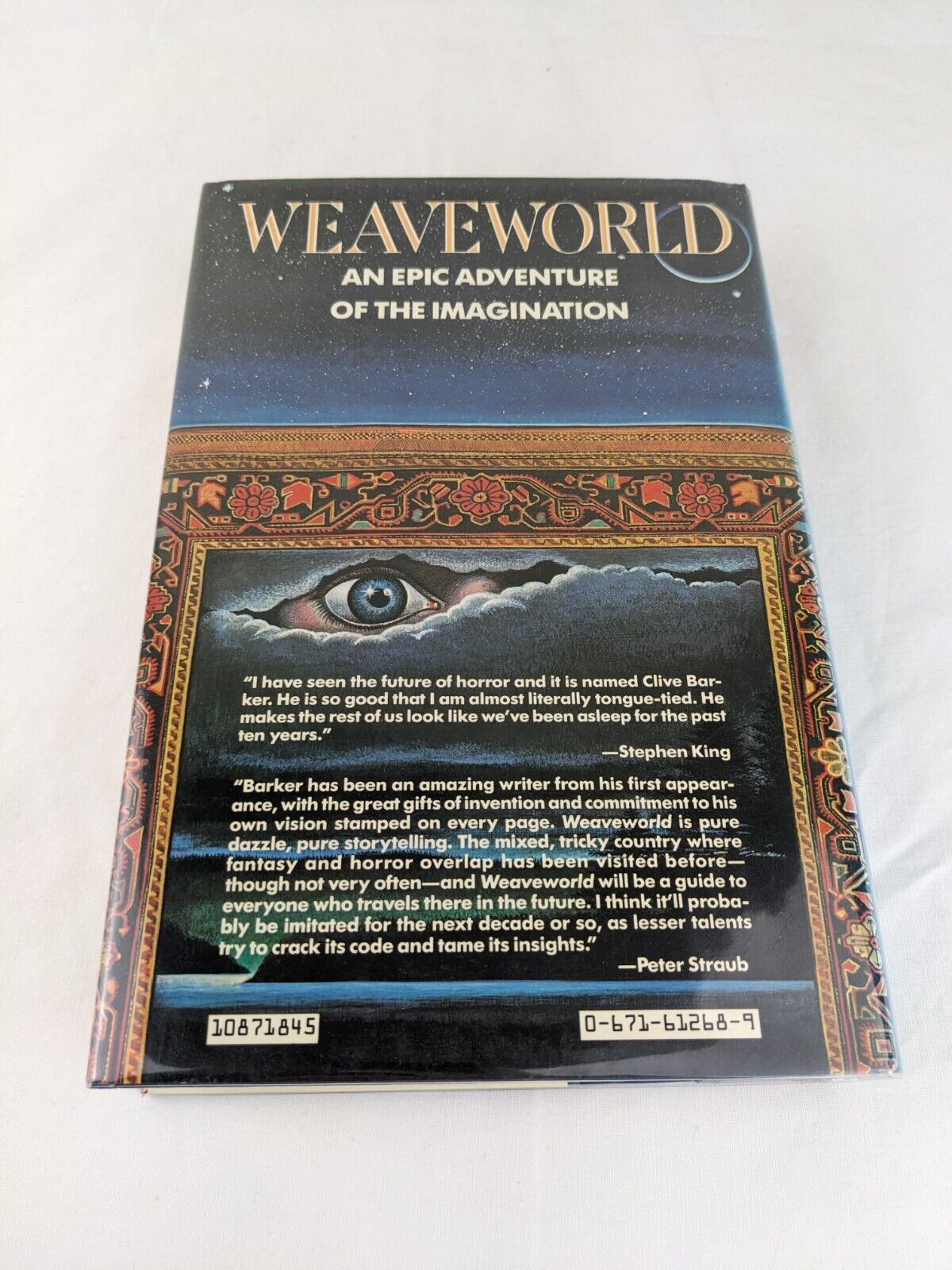 Weaveworld by Clive Barker 1987 Hardcover First Edition