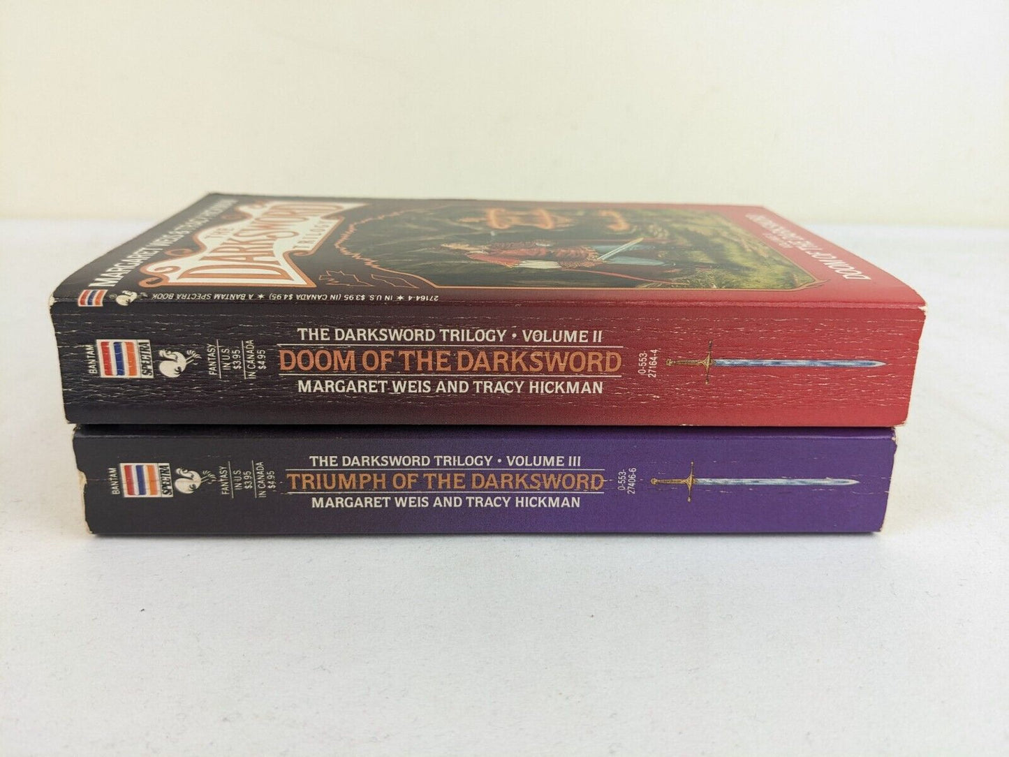 The Darksword books 2 & 3 by Margaret Weis & Tracy Hickman 1988