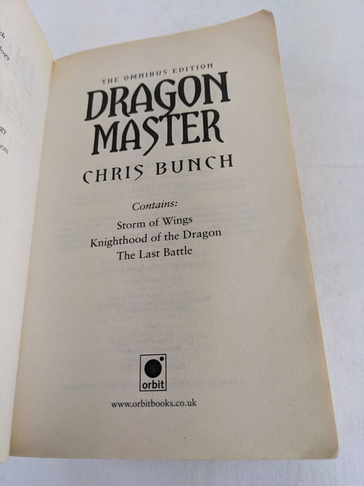 Omnibus edition: Dragon master by Chris Bunch 2007