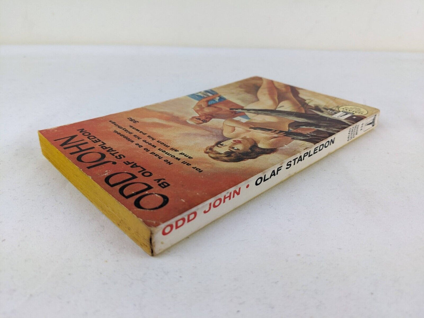 Odd John by Olaf Stapledon 1959 - Galaxy Beacon - Sleaze Pulp Science Fiction