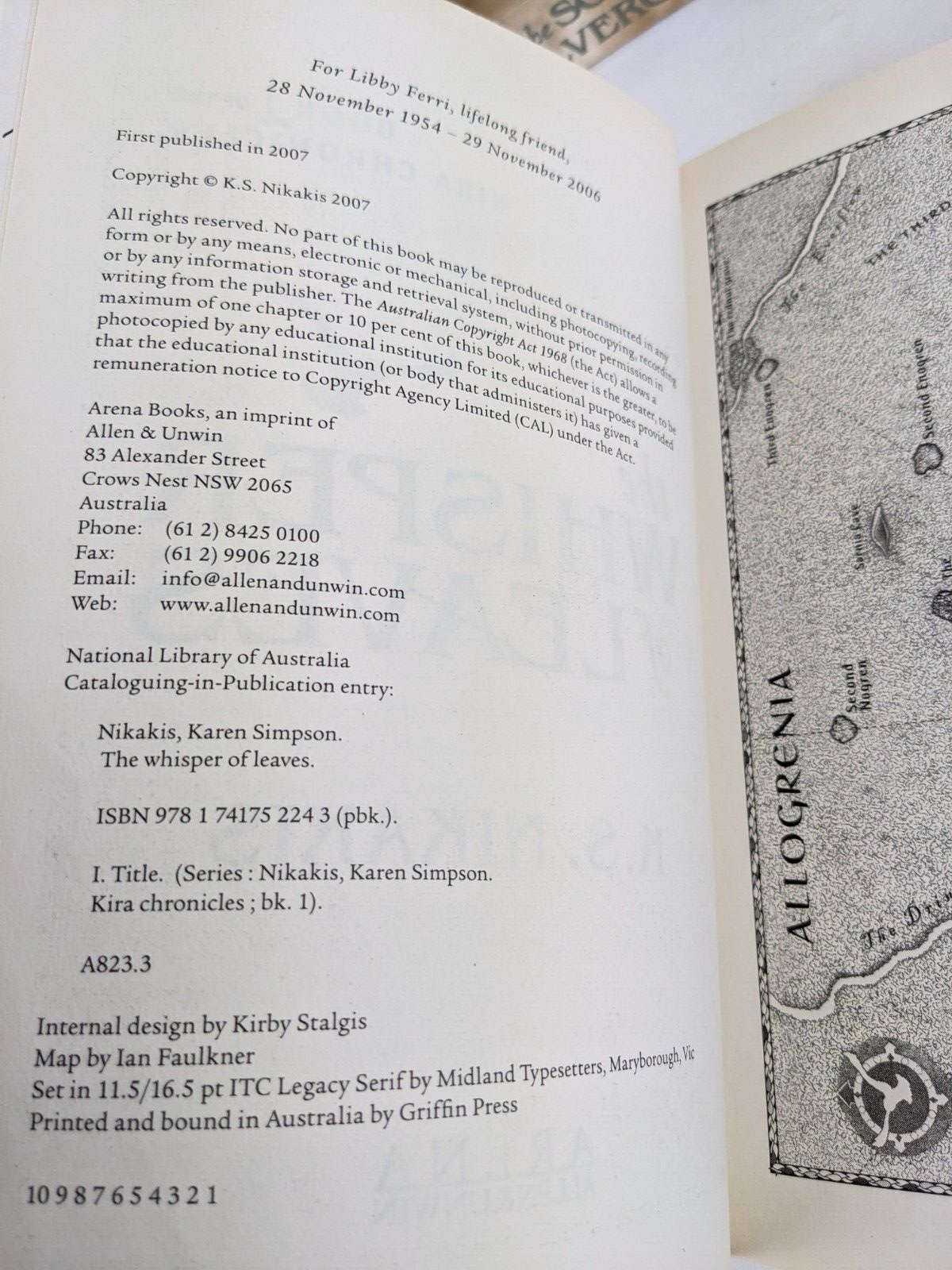 Kira Chronicles by K. S. Nikakis Whisper of leaves / Song of Silvercades 2007