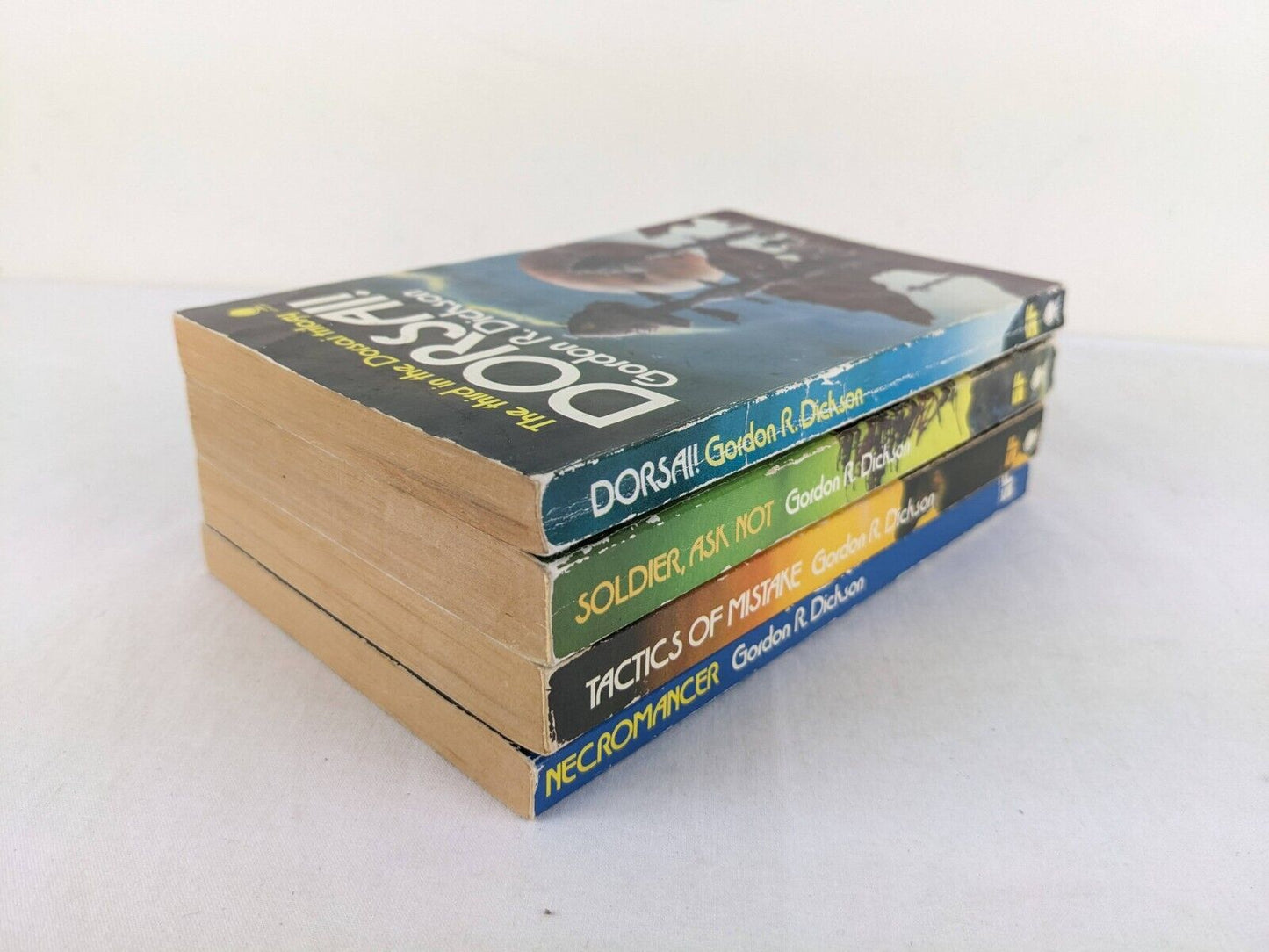 Gordon R. Dickson x4 Dorsai, Solder, Tactics & Necromancer 1975