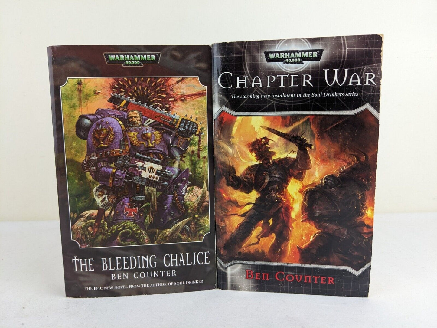 Warhammer: Bleeding Chalice & Chapter War by Ben Counter 2003 Soul Drinkers