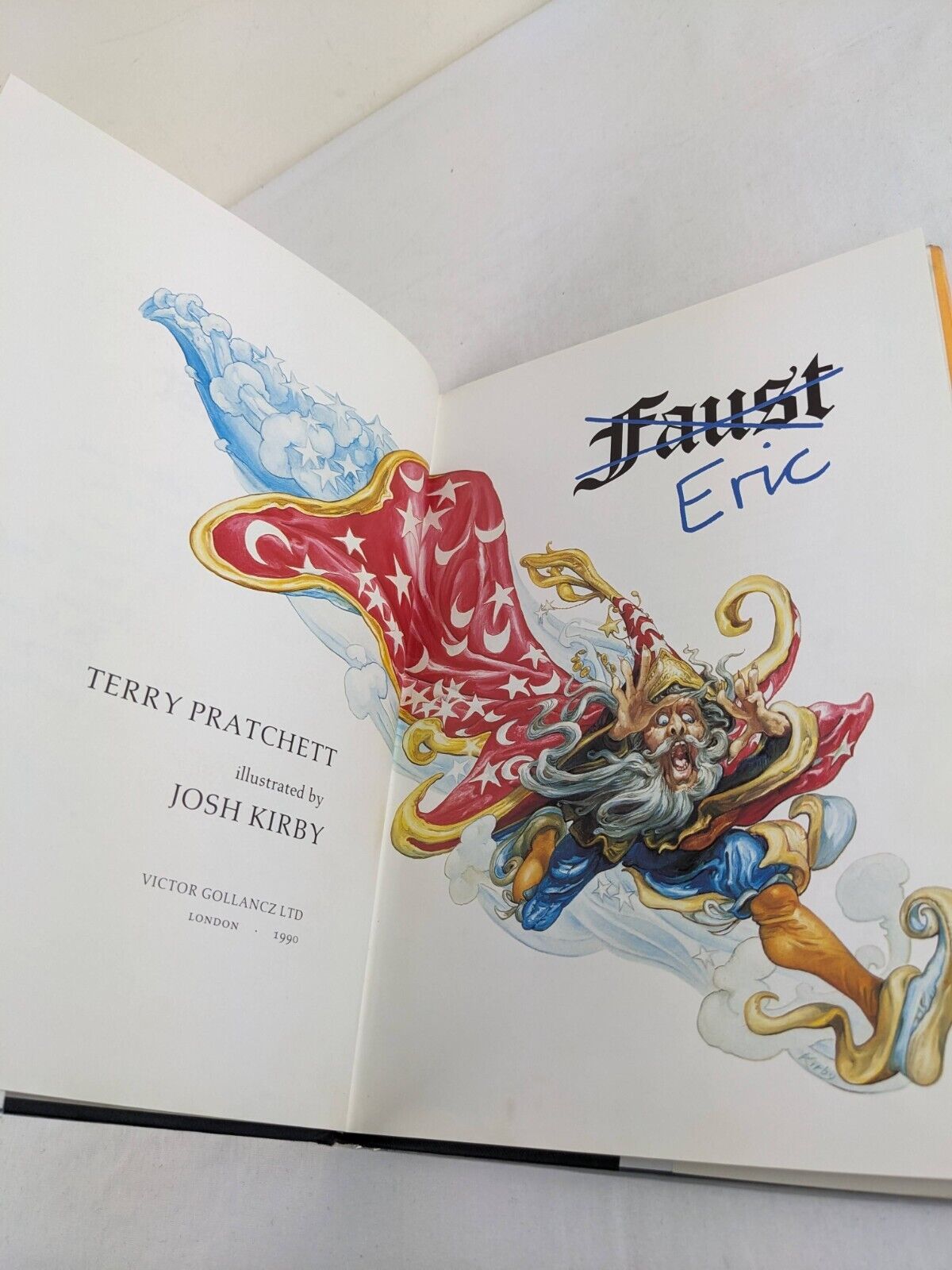 Faust eric by Terry Pratchett illustrated by Josh Kirby 1990 Hardcover