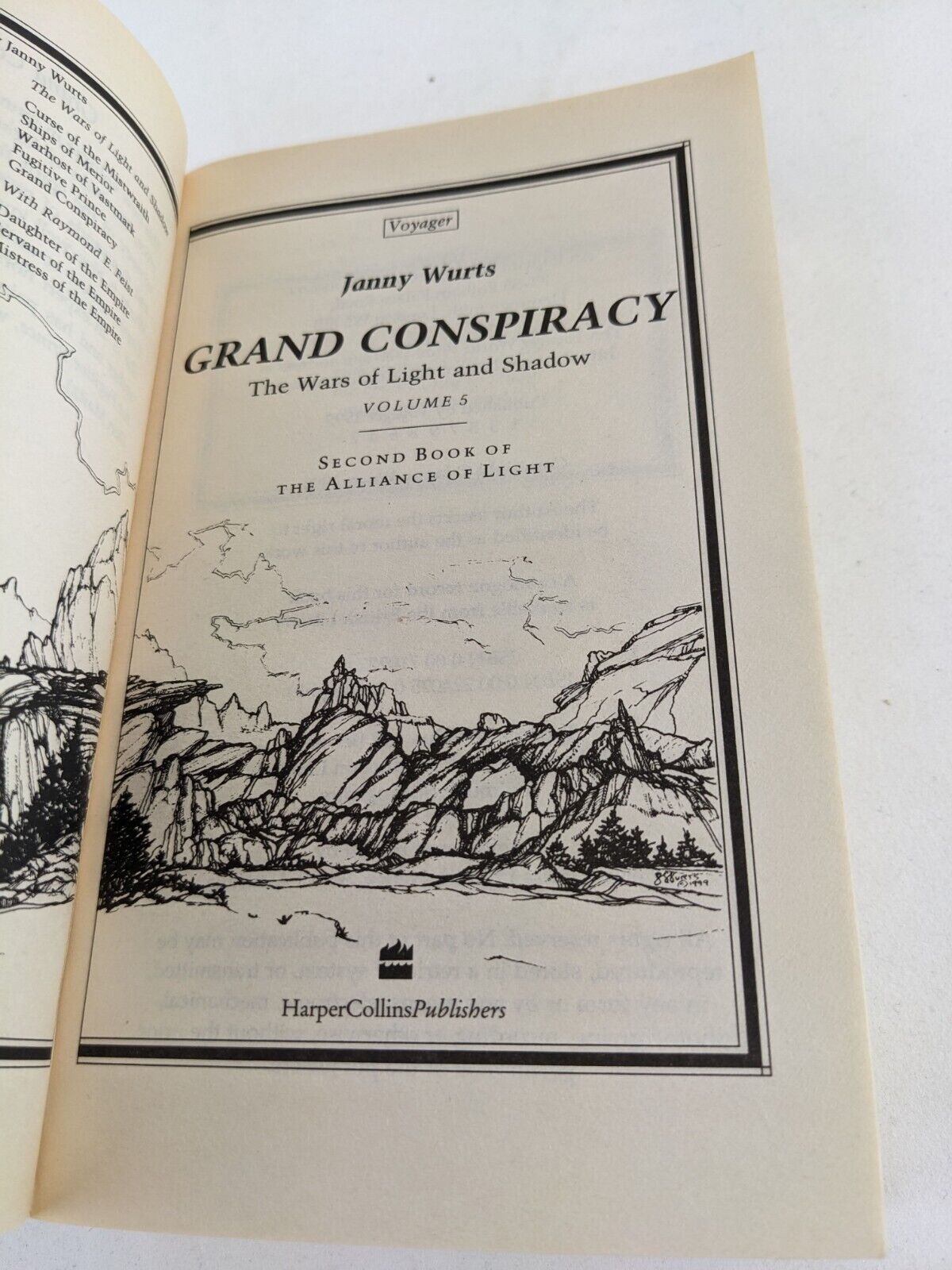 The wars of light and shadow by Janny Wurts Mistwraith Vastmark Gate Conspiracy