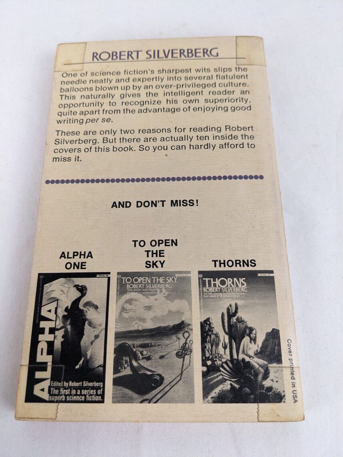 Needle in a timestick by Robert Silverberg 1970
