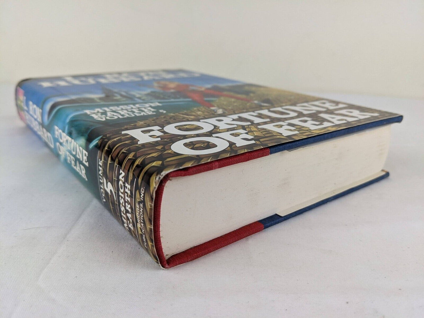 Mission Earth: Fortune of Fear by L. Ron Hubbard hardcover 1986
